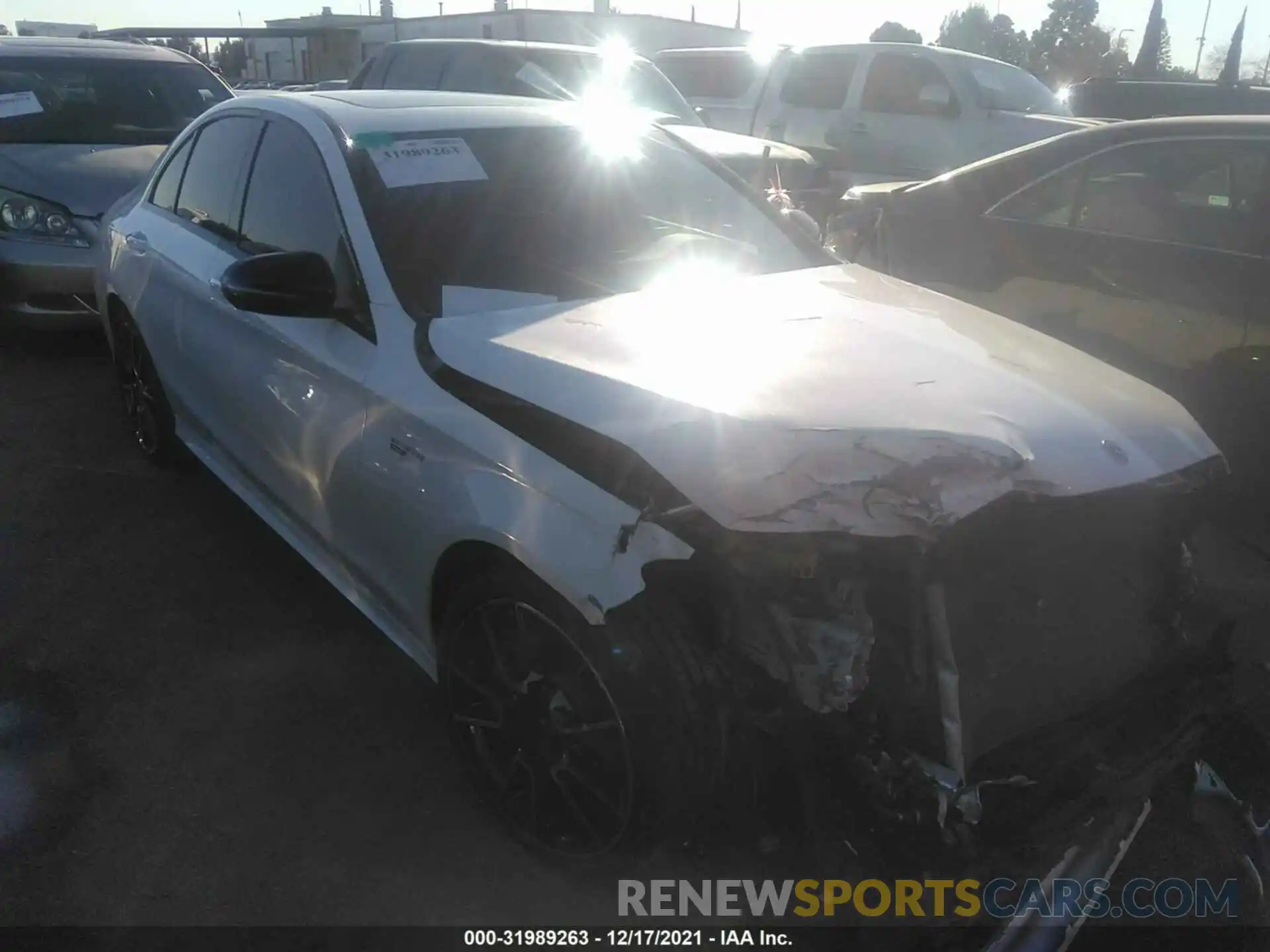 1 Photograph of a damaged car 55SWF8DB0KU318576 MERCEDES-BENZ C-CLASS 2019