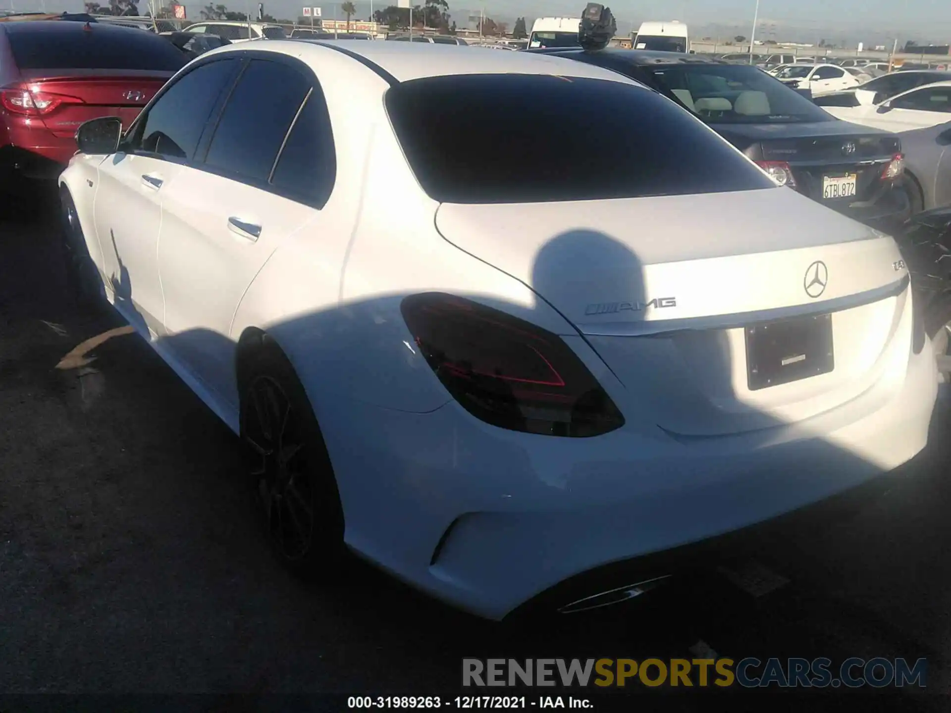 3 Photograph of a damaged car 55SWF8DB0KU318576 MERCEDES-BENZ C-CLASS 2019