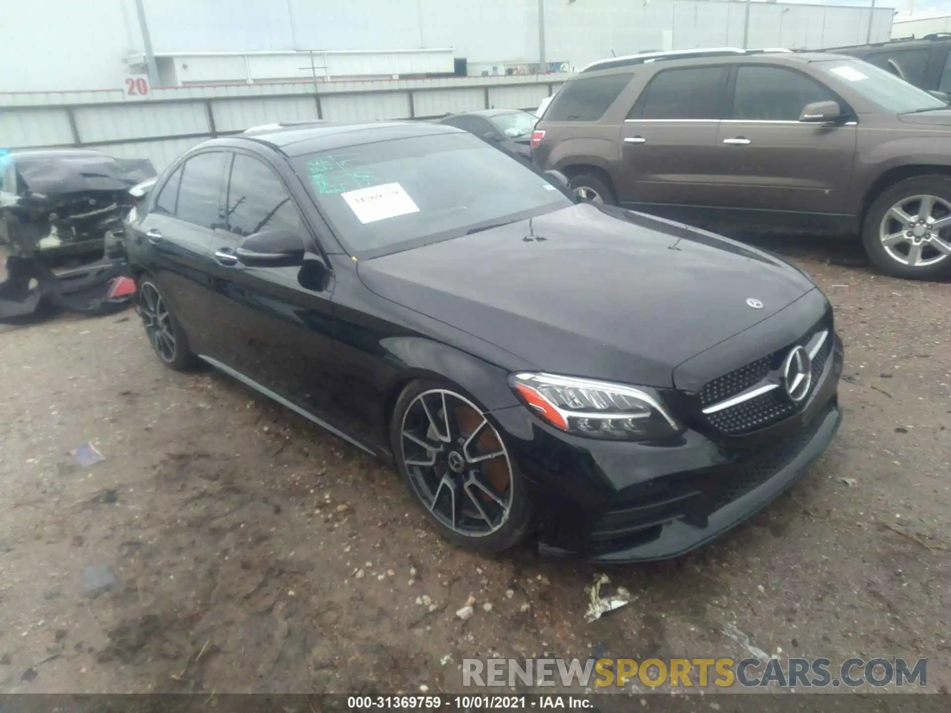 1 Photograph of a damaged car 55SWF8DB0KU318688 MERCEDES-BENZ C-CLASS 2019