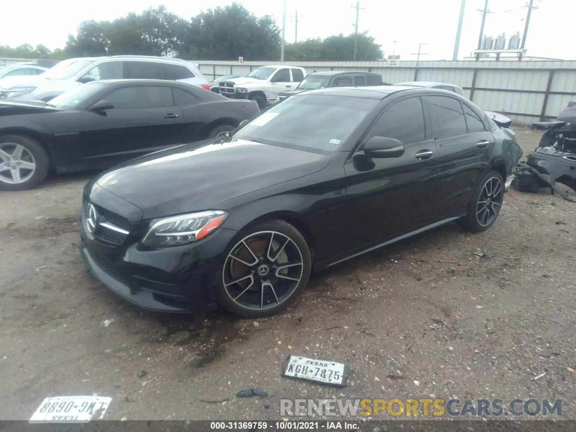 2 Photograph of a damaged car 55SWF8DB0KU318688 MERCEDES-BENZ C-CLASS 2019