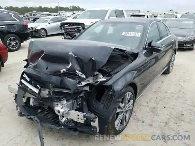 2 Photograph of a damaged car 55SWF8DB0KU319551 MERCEDES-BENZ C-CLASS 2019