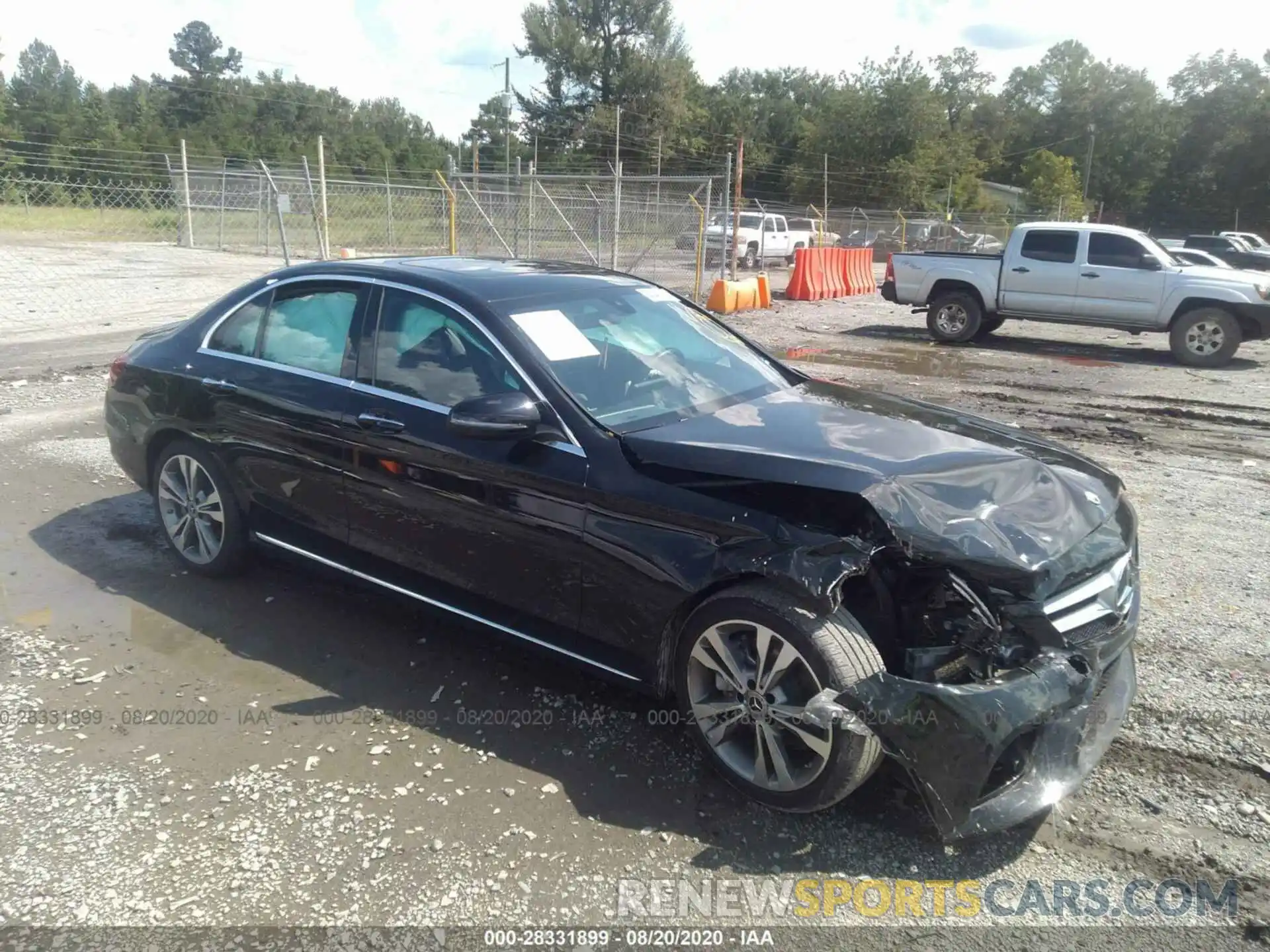 1 Photograph of a damaged car 55SWF8DB0KU319923 MERCEDES-BENZ C-CLASS 2019