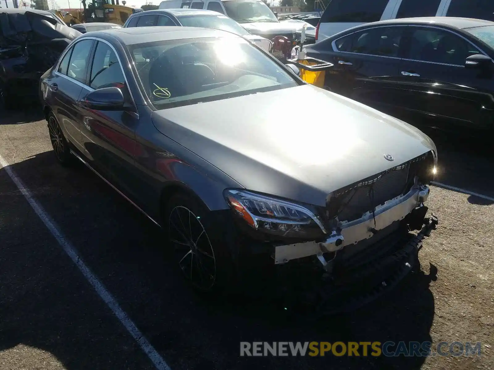 1 Photograph of a damaged car 55SWF8DB0KU321770 MERCEDES-BENZ C CLASS 2019