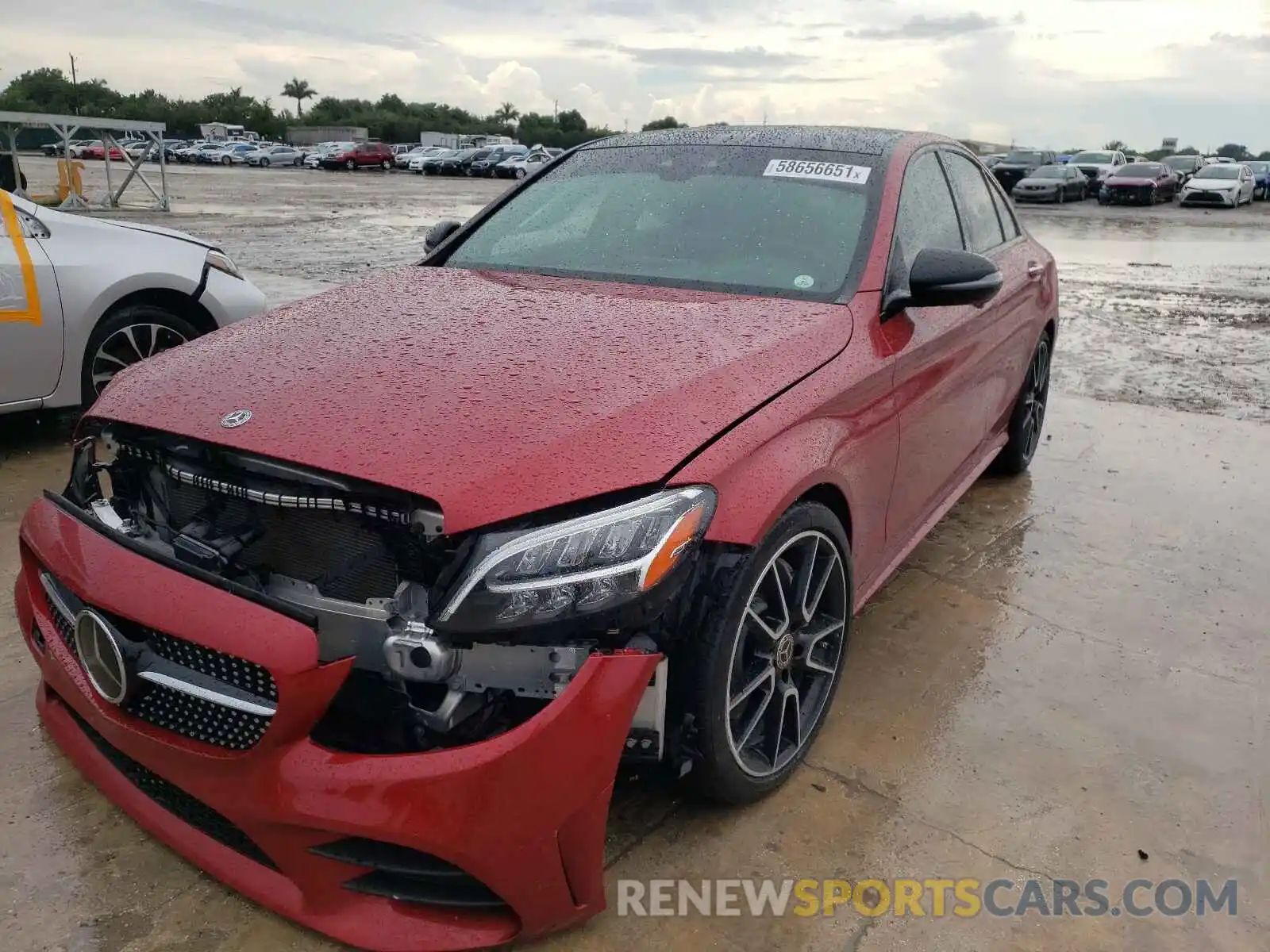 2 Photograph of a damaged car 55SWF8DB1KU283188 MERCEDES-BENZ C-CLASS 2019