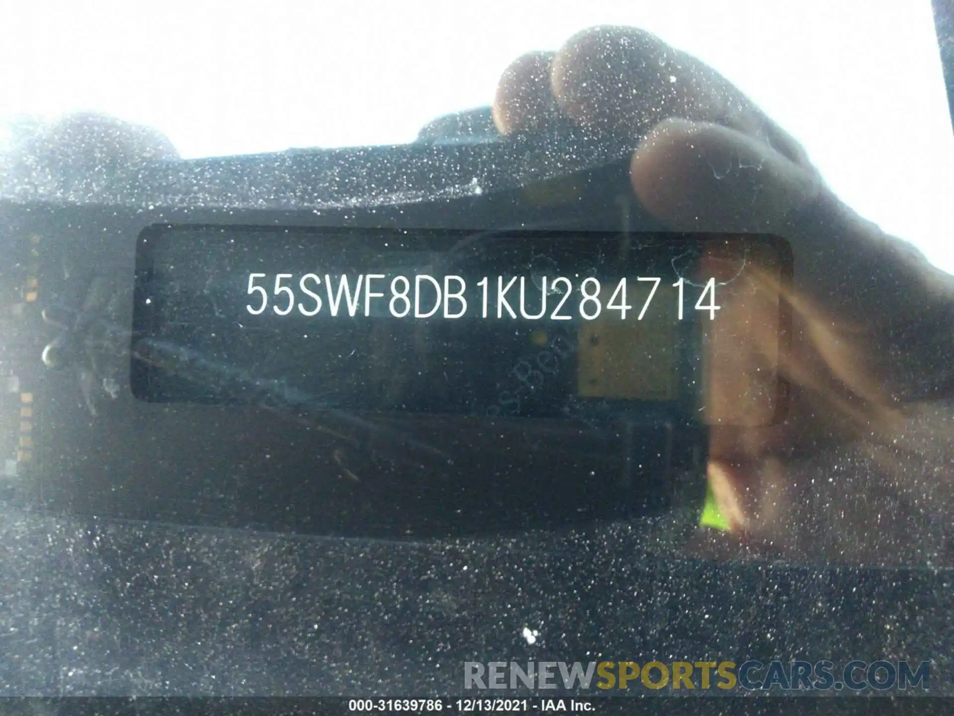 9 Photograph of a damaged car 55SWF8DB1KU284714 MERCEDES-BENZ C-CLASS 2019