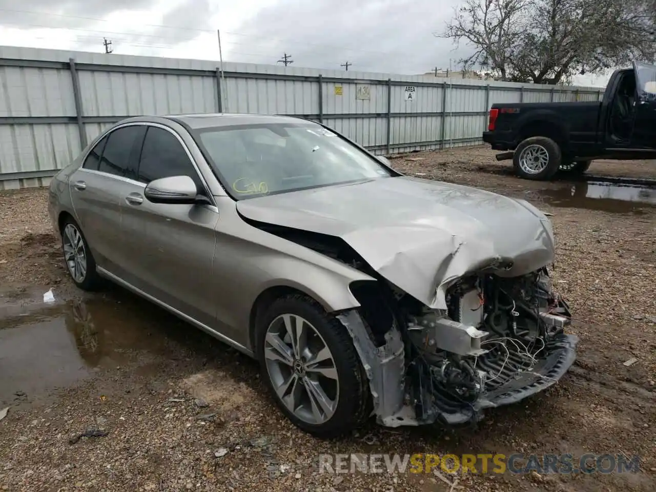 1 Photograph of a damaged car 55SWF8DB1KU286611 MERCEDES-BENZ C-CLASS 2019