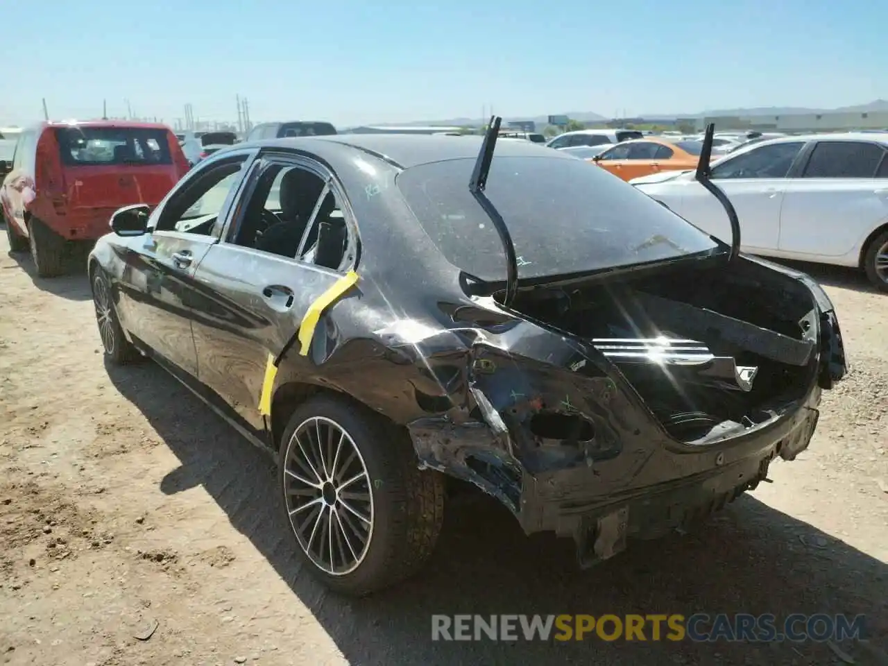 3 Photograph of a damaged car 55SWF8DB1KU286866 MERCEDES-BENZ C-CLASS 2019