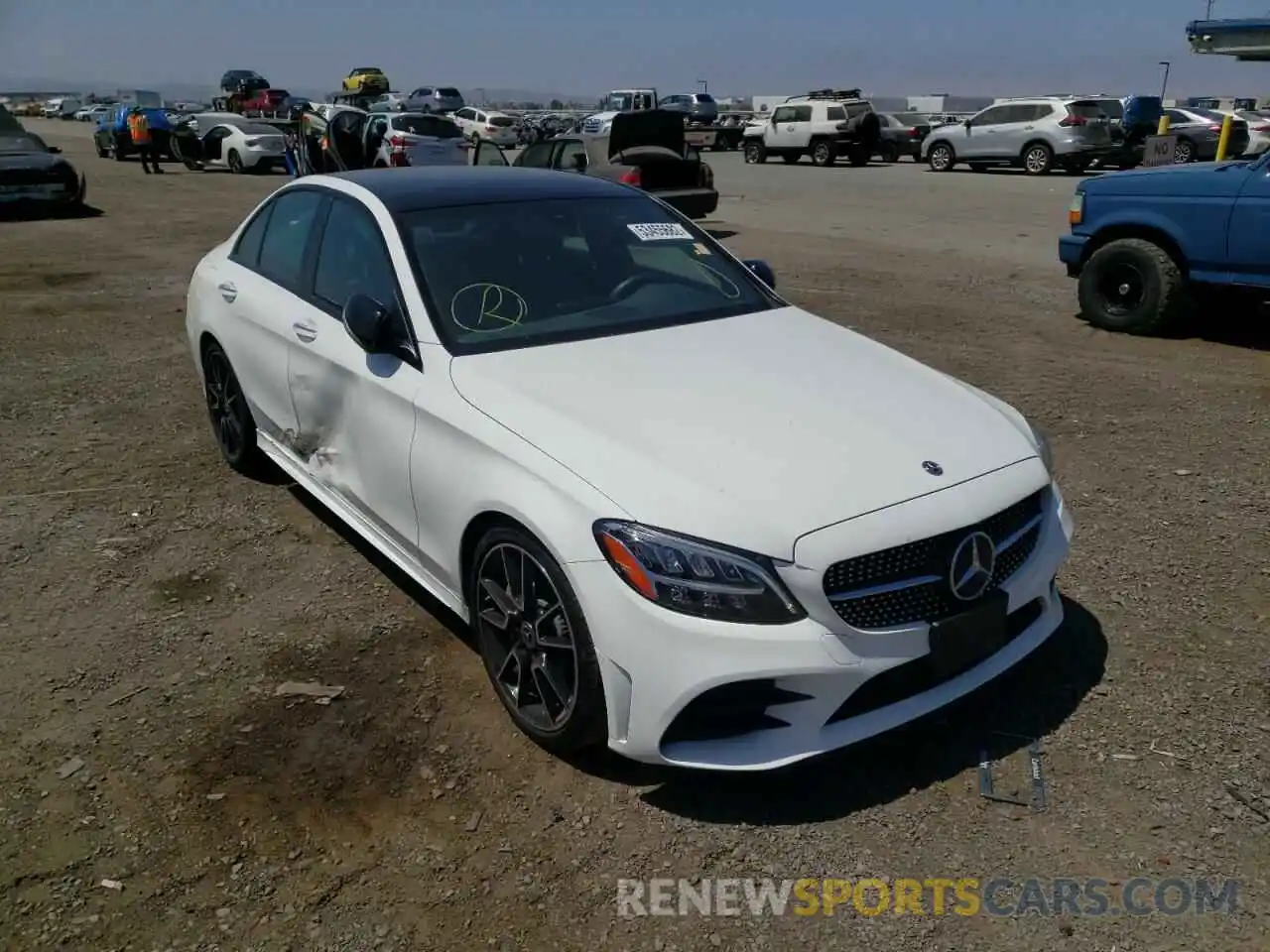 1 Photograph of a damaged car 55SWF8DB1KU287905 MERCEDES-BENZ C-CLASS 2019