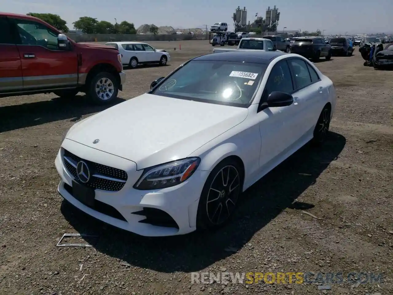 2 Photograph of a damaged car 55SWF8DB1KU287905 MERCEDES-BENZ C-CLASS 2019