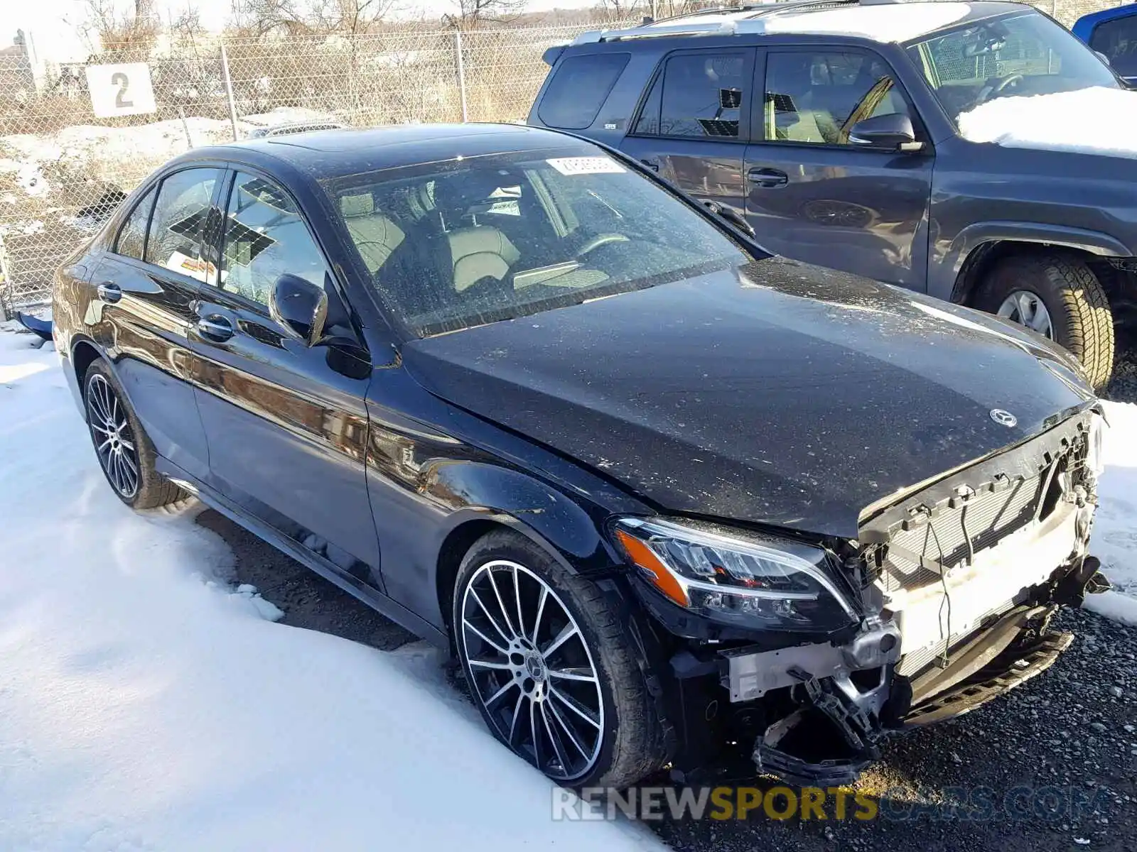 1 Photograph of a damaged car 55SWF8DB1KU288360 MERCEDES-BENZ C CLASS 2019