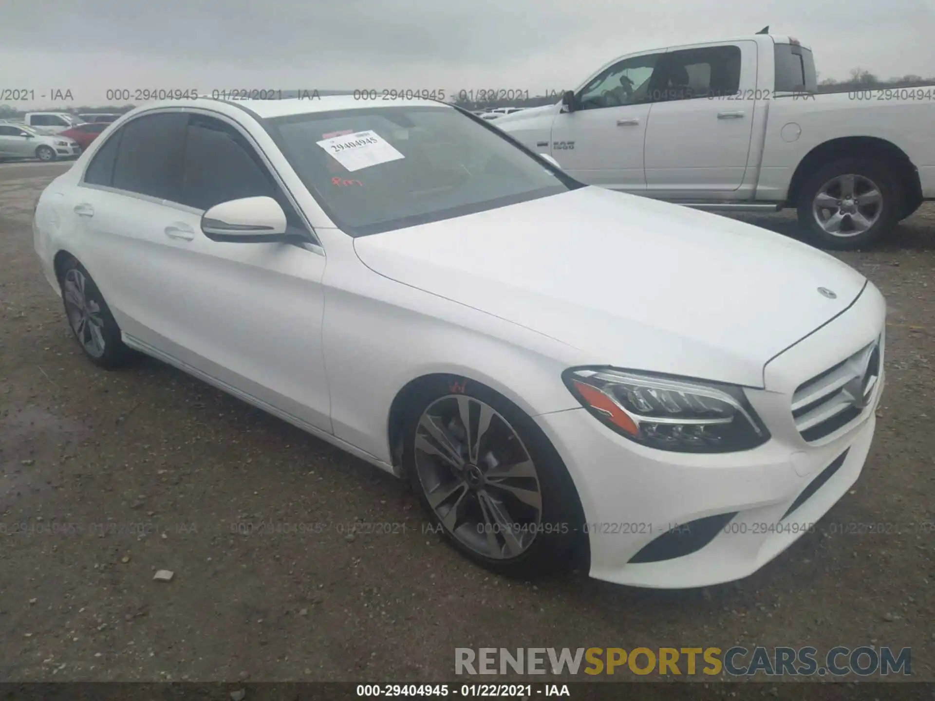 1 Photograph of a damaged car 55SWF8DB1KU288889 MERCEDES-BENZ C-CLASS 2019