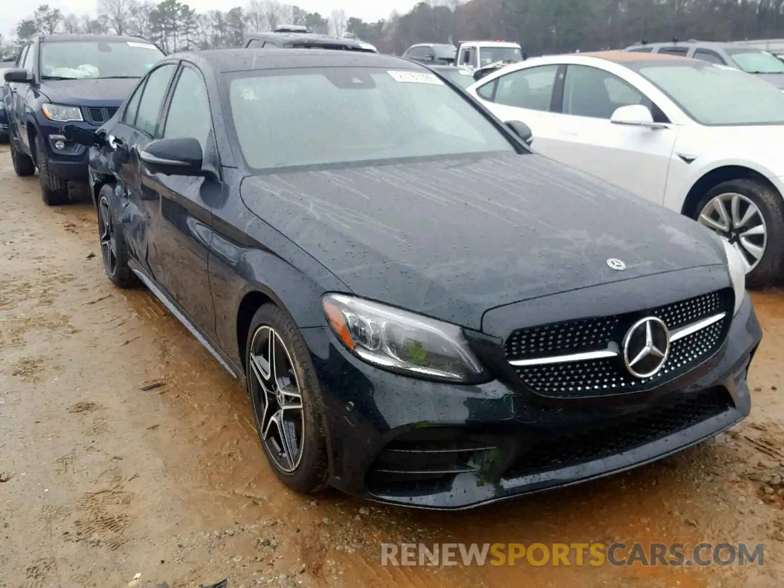 1 Photograph of a damaged car 55SWF8DB1KU289928 MERCEDES-BENZ C CLASS 2019