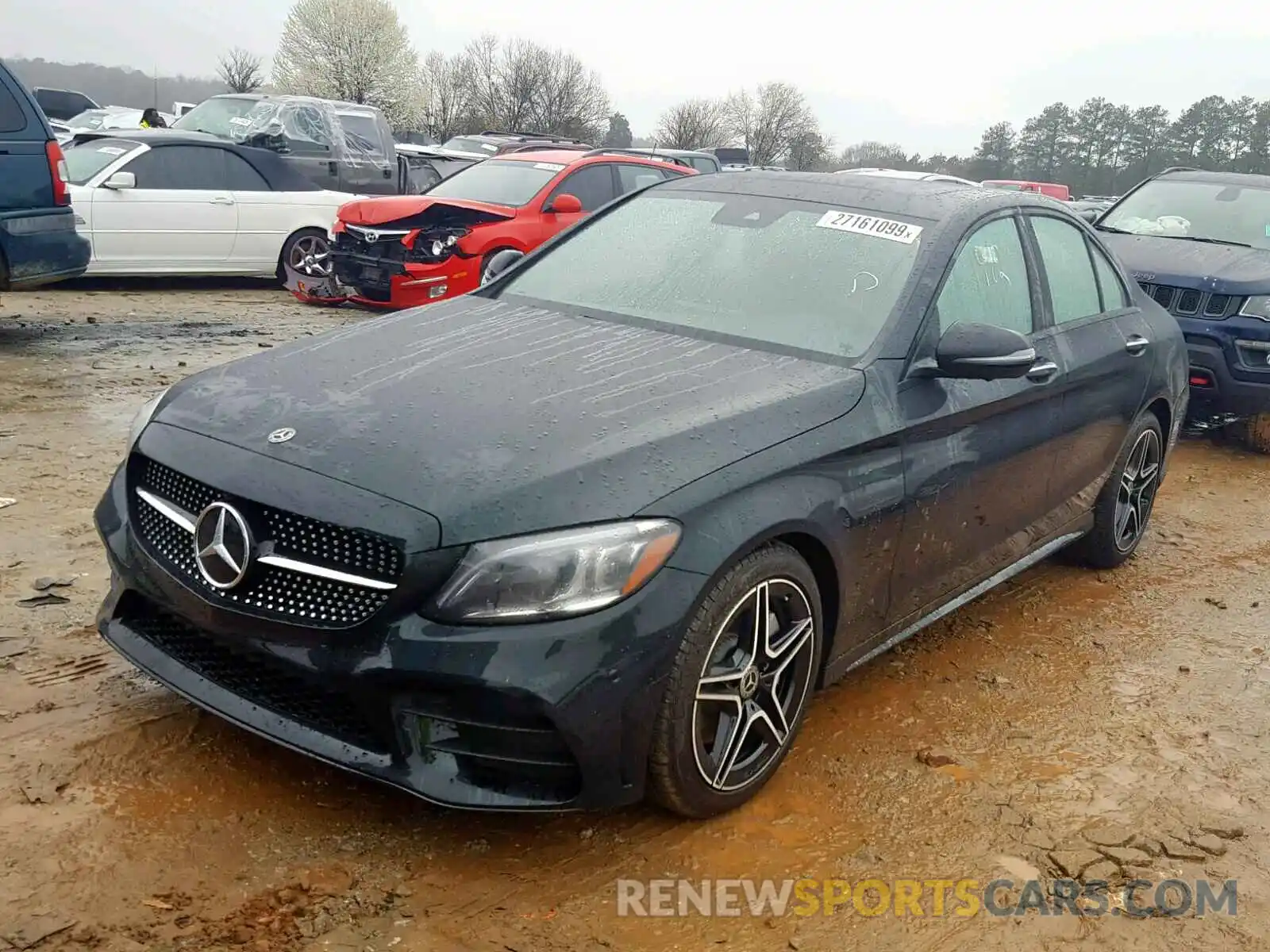 2 Photograph of a damaged car 55SWF8DB1KU289928 MERCEDES-BENZ C CLASS 2019