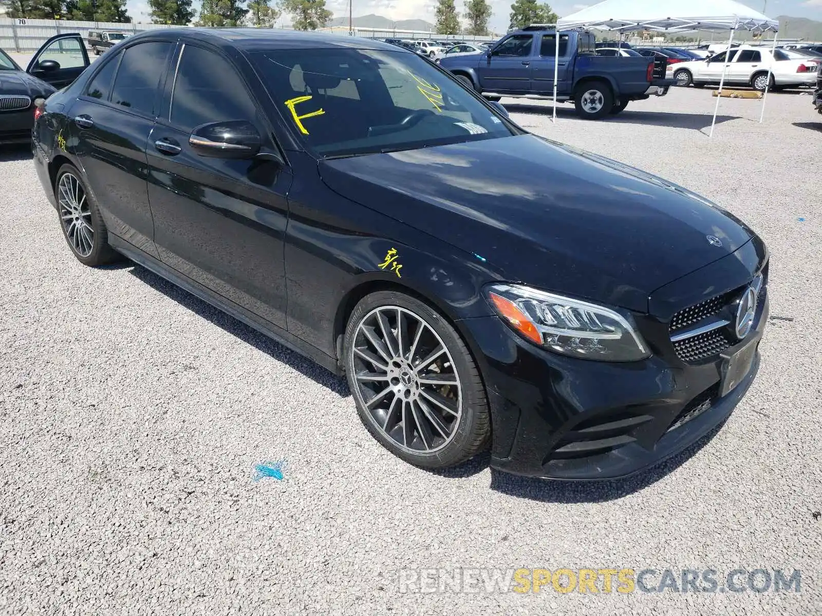 1 Photograph of a damaged car 55SWF8DB1KU292117 MERCEDES-BENZ C-CLASS 2019