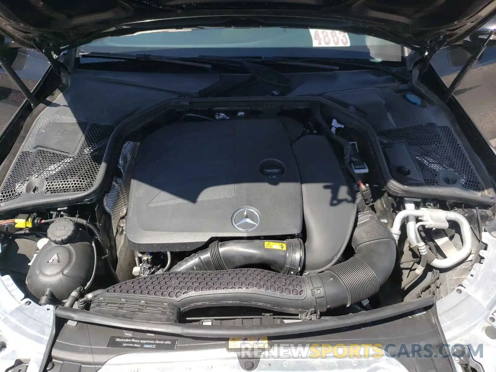 7 Photograph of a damaged car 55SWF8DB1KU292117 MERCEDES-BENZ C-CLASS 2019