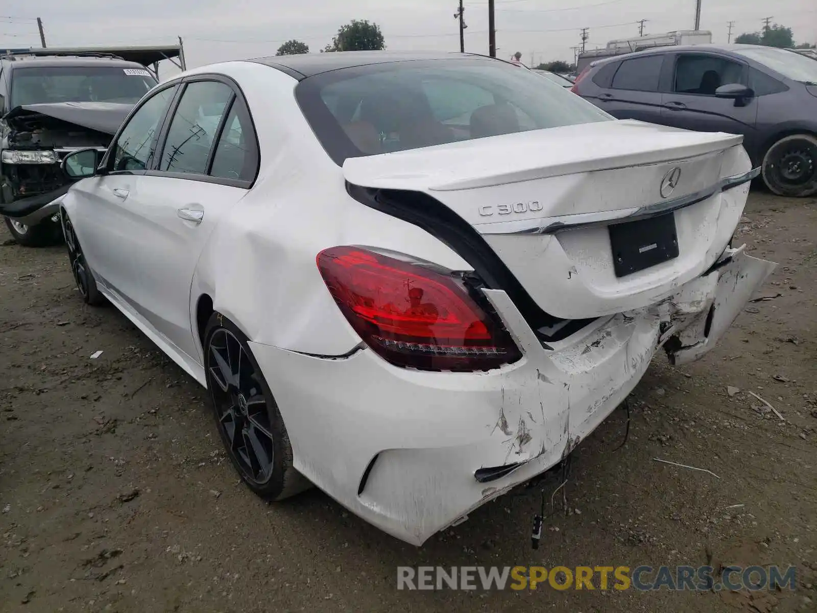 3 Photograph of a damaged car 55SWF8DB1KU292795 MERCEDES-BENZ C-CLASS 2019