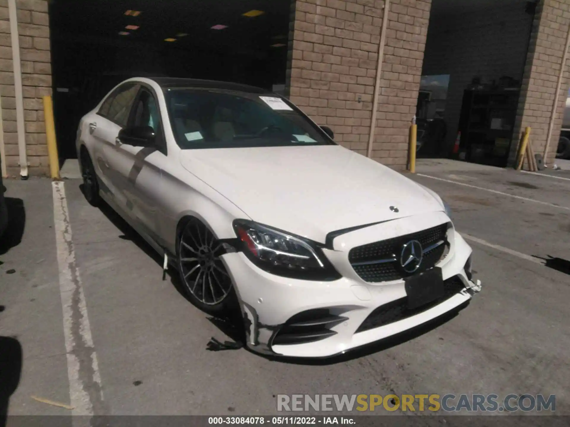 1 Photograph of a damaged car 55SWF8DB1KU293946 MERCEDES-BENZ C-CLASS 2019