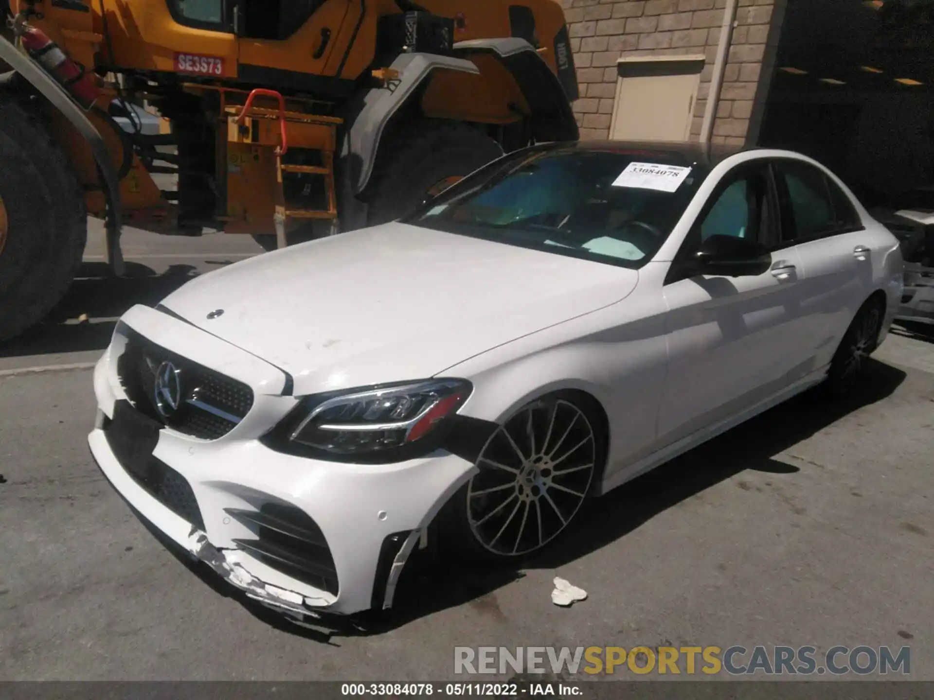 2 Photograph of a damaged car 55SWF8DB1KU293946 MERCEDES-BENZ C-CLASS 2019