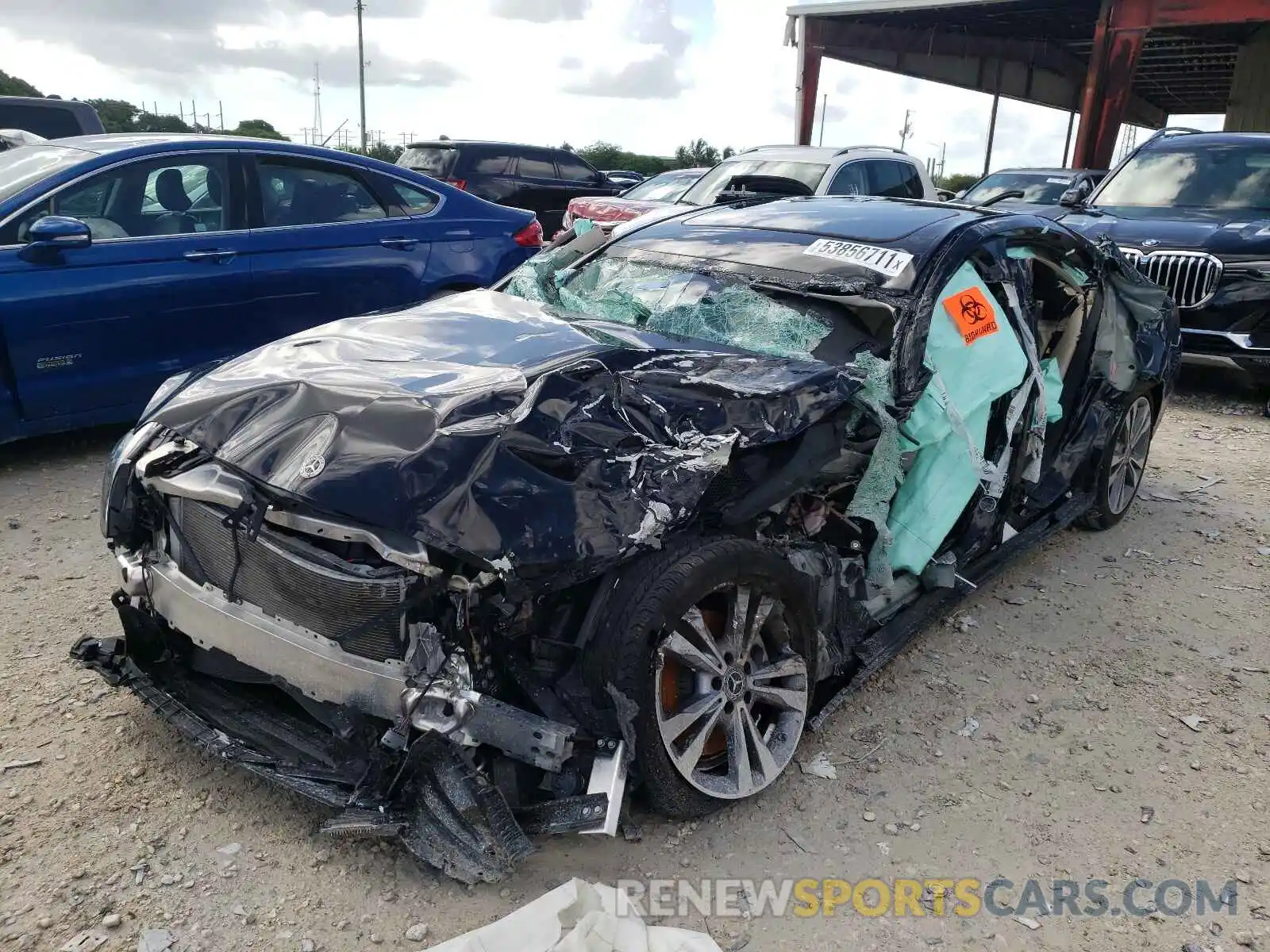 2 Photograph of a damaged car 55SWF8DB1KU294207 MERCEDES-BENZ C-CLASS 2019