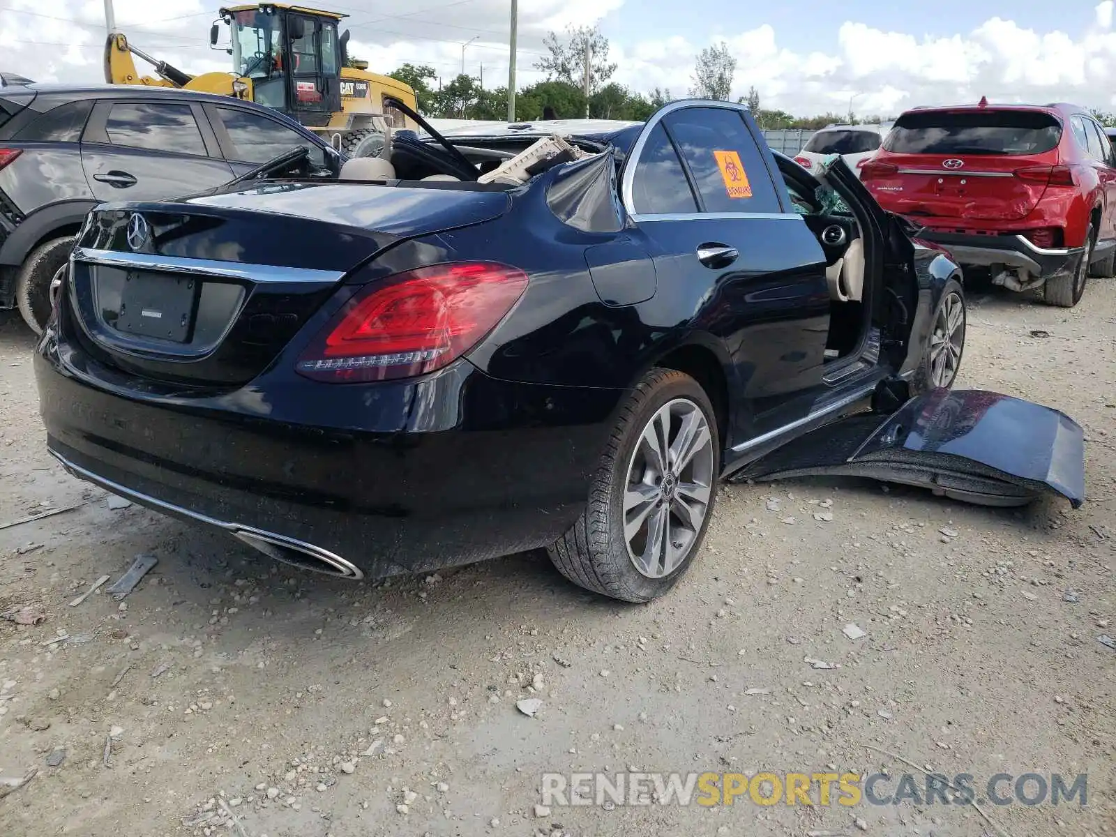 4 Фотография поврежденного автомобиля 55SWF8DB1KU294207 MERCEDES-BENZ C-CLASS 2019