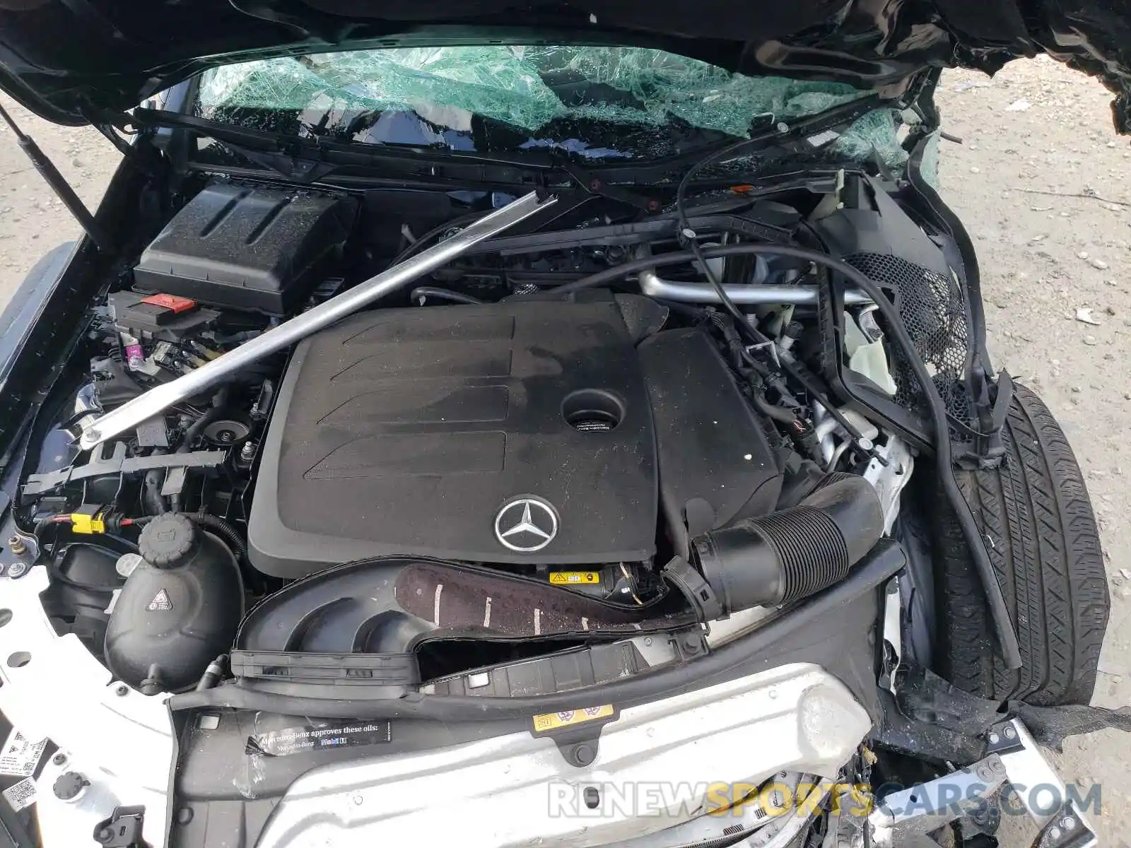 7 Photograph of a damaged car 55SWF8DB1KU294207 MERCEDES-BENZ C-CLASS 2019