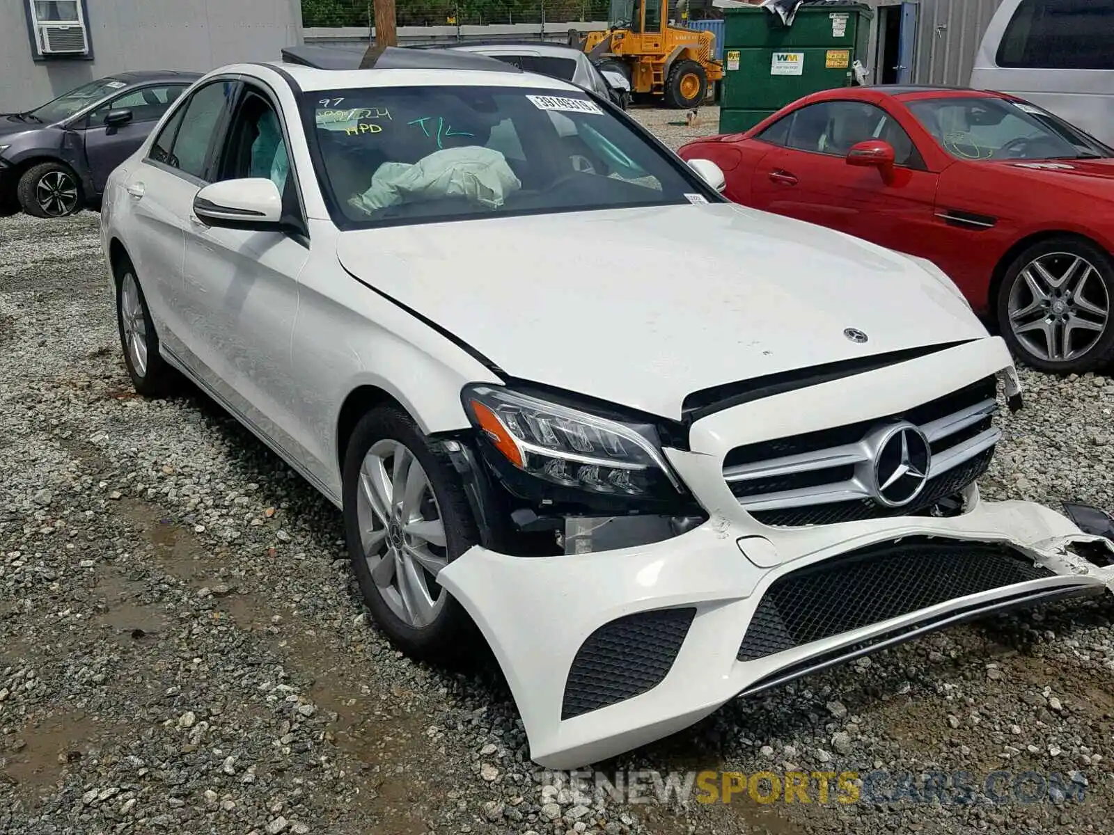 1 Photograph of a damaged car 55SWF8DB1KU295292 MERCEDES-BENZ C CLASS 2019