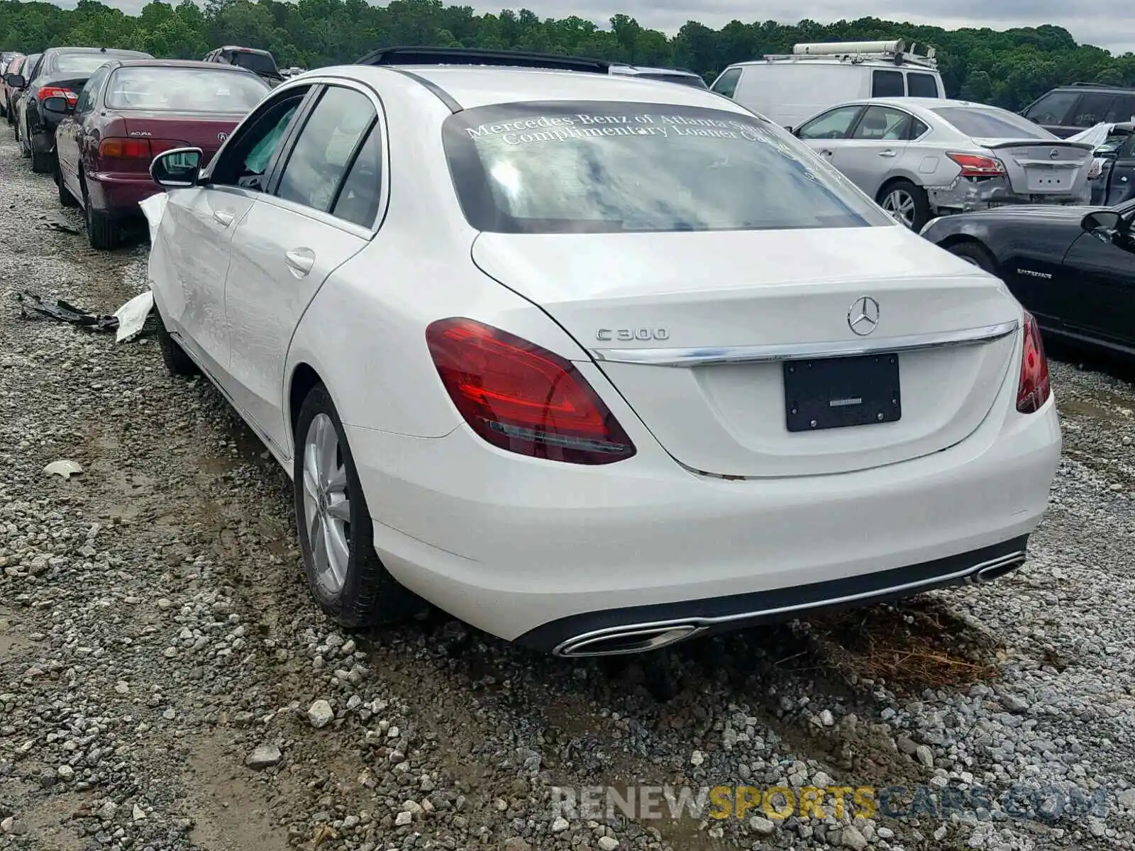 3 Photograph of a damaged car 55SWF8DB1KU295292 MERCEDES-BENZ C CLASS 2019