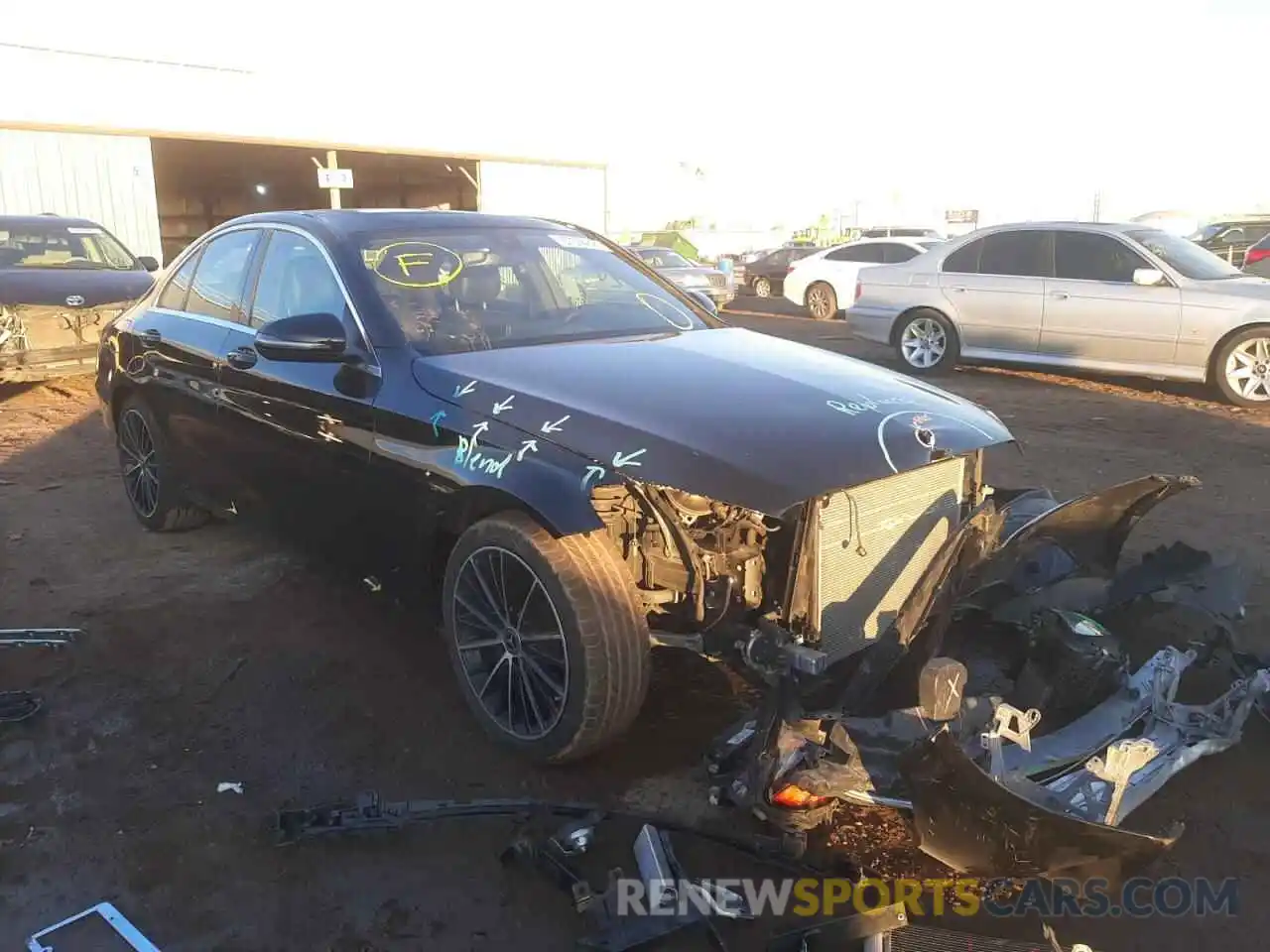 1 Photograph of a damaged car 55SWF8DB1KU298628 MERCEDES-BENZ C-CLASS 2019