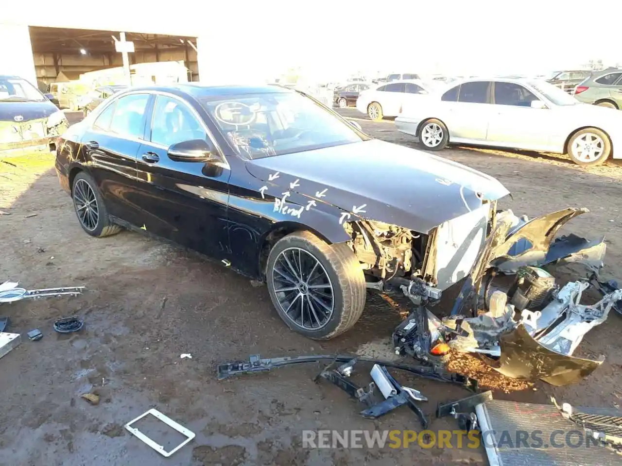 9 Photograph of a damaged car 55SWF8DB1KU298628 MERCEDES-BENZ C-CLASS 2019