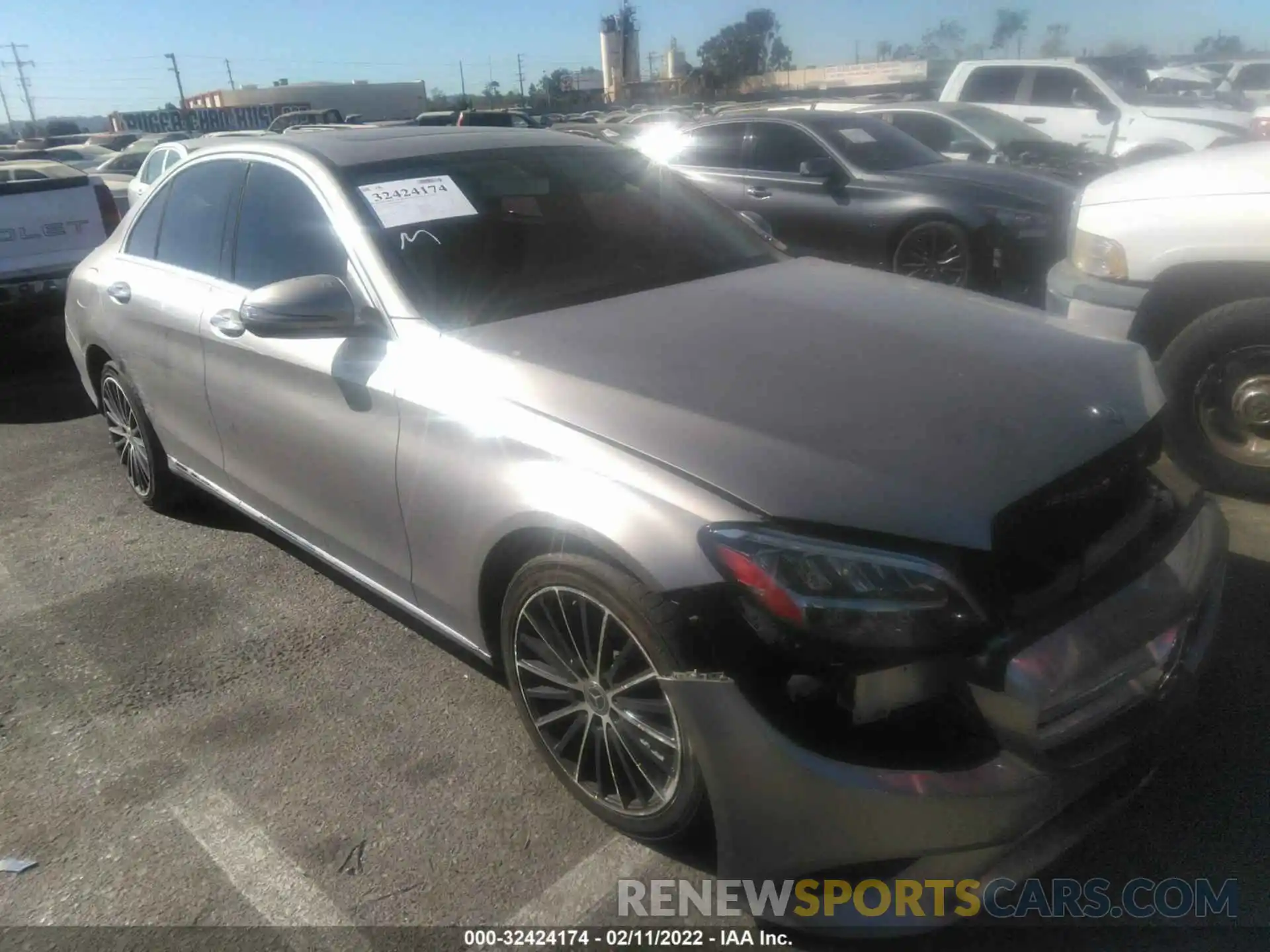 1 Photograph of a damaged car 55SWF8DB1KU303360 MERCEDES-BENZ C-CLASS 2019