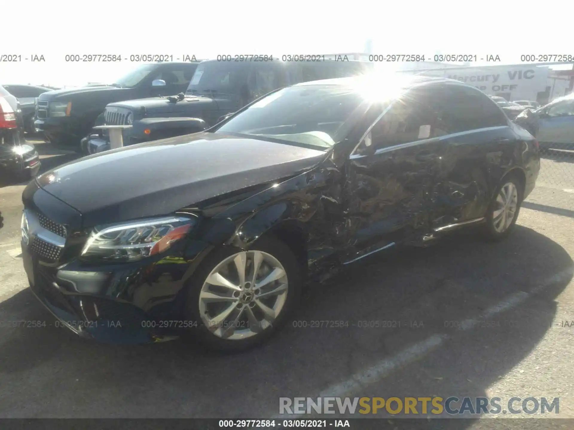 2 Photograph of a damaged car 55SWF8DB1KU305111 MERCEDES-BENZ C-CLASS 2019