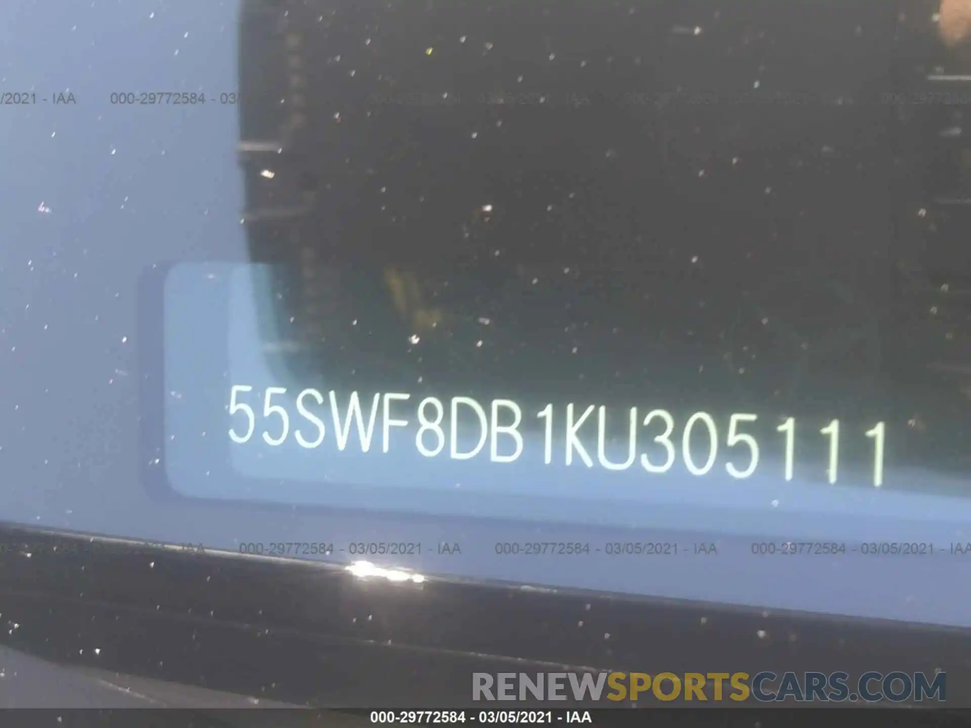 9 Photograph of a damaged car 55SWF8DB1KU305111 MERCEDES-BENZ C-CLASS 2019