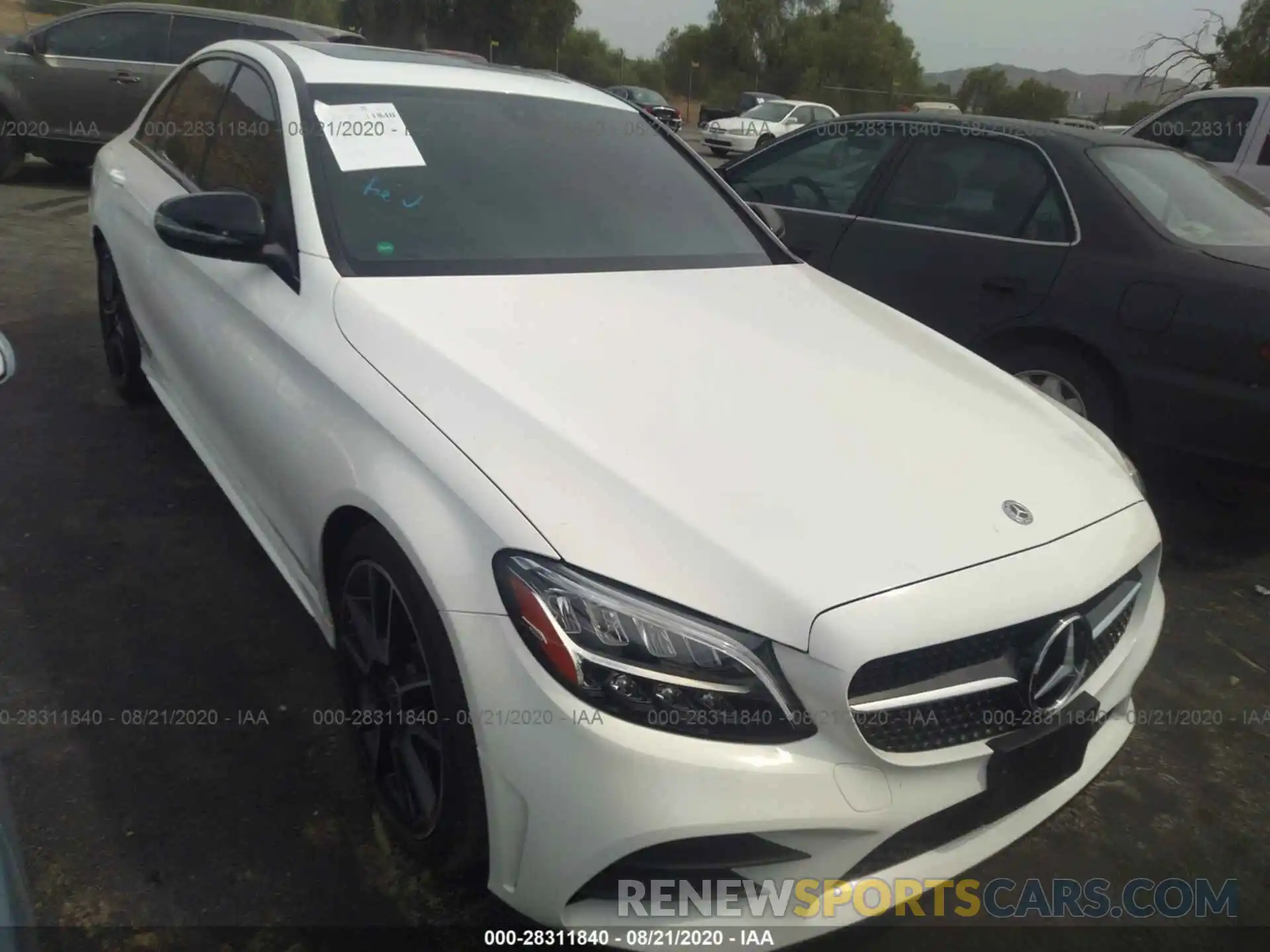 1 Photograph of a damaged car 55SWF8DB1KU307036 MERCEDES-BENZ C-CLASS 2019