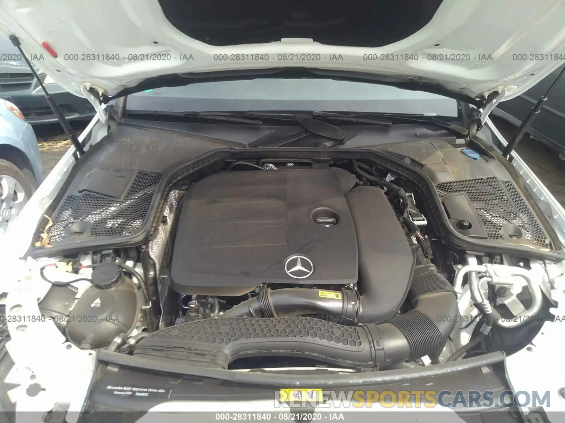 10 Photograph of a damaged car 55SWF8DB1KU307036 MERCEDES-BENZ C-CLASS 2019