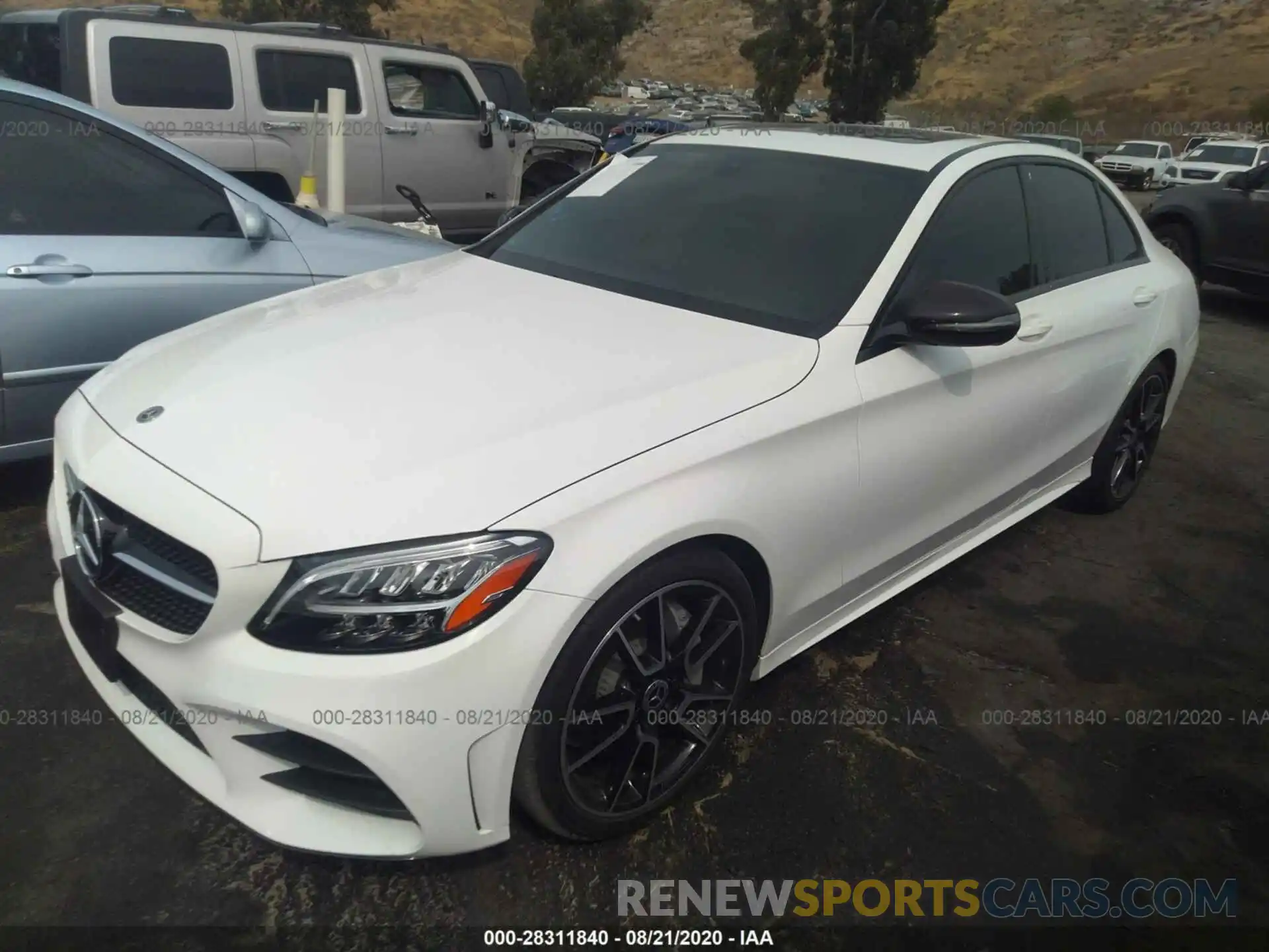 2 Photograph of a damaged car 55SWF8DB1KU307036 MERCEDES-BENZ C-CLASS 2019