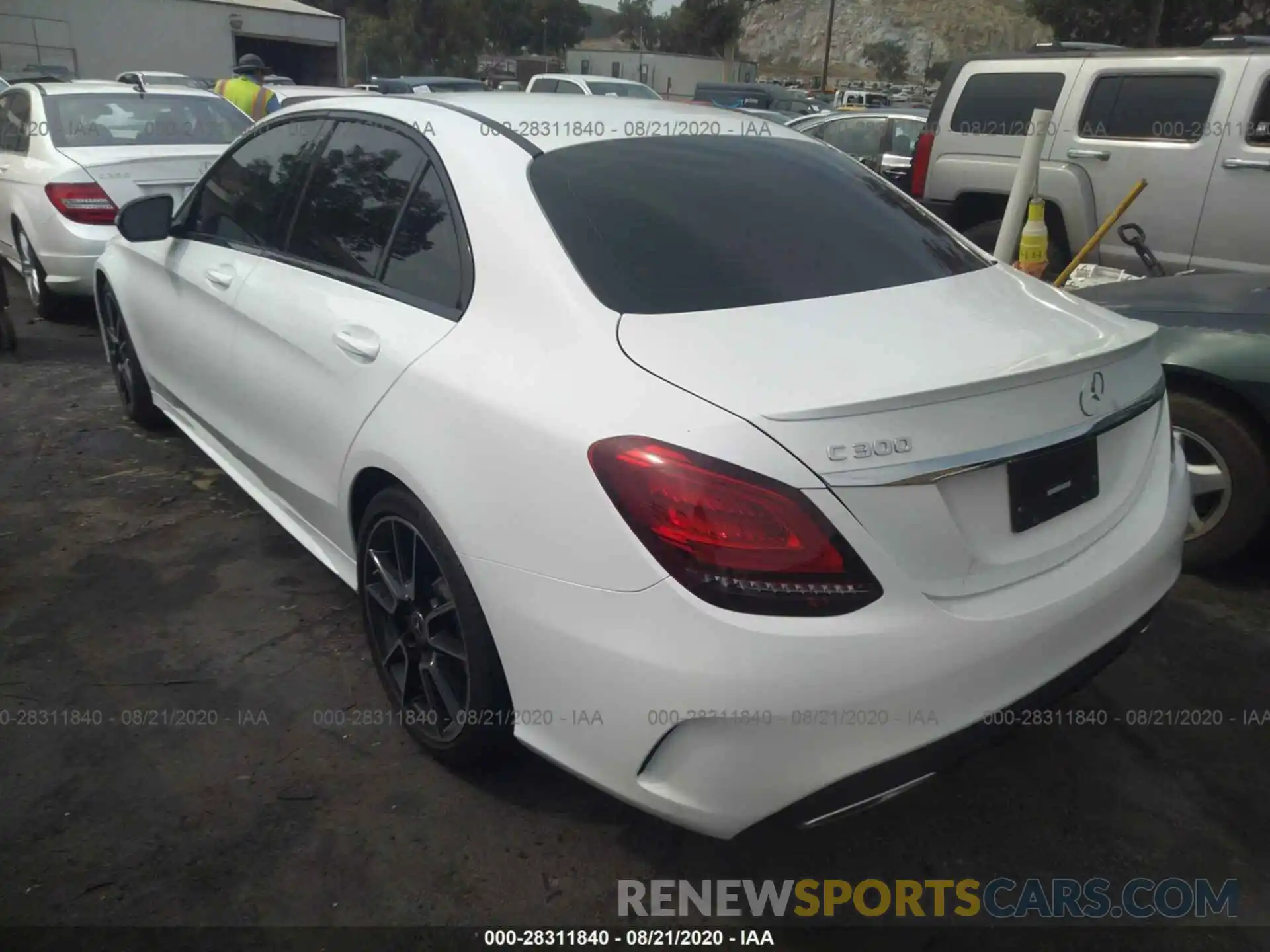 3 Photograph of a damaged car 55SWF8DB1KU307036 MERCEDES-BENZ C-CLASS 2019