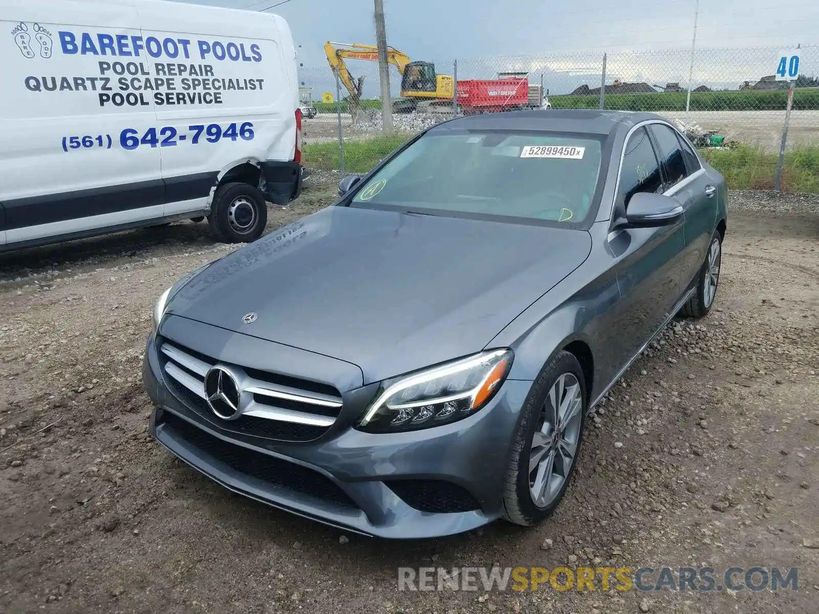 2 Photograph of a damaged car 55SWF8DB1KU311233 MERCEDES-BENZ C CLASS 2019