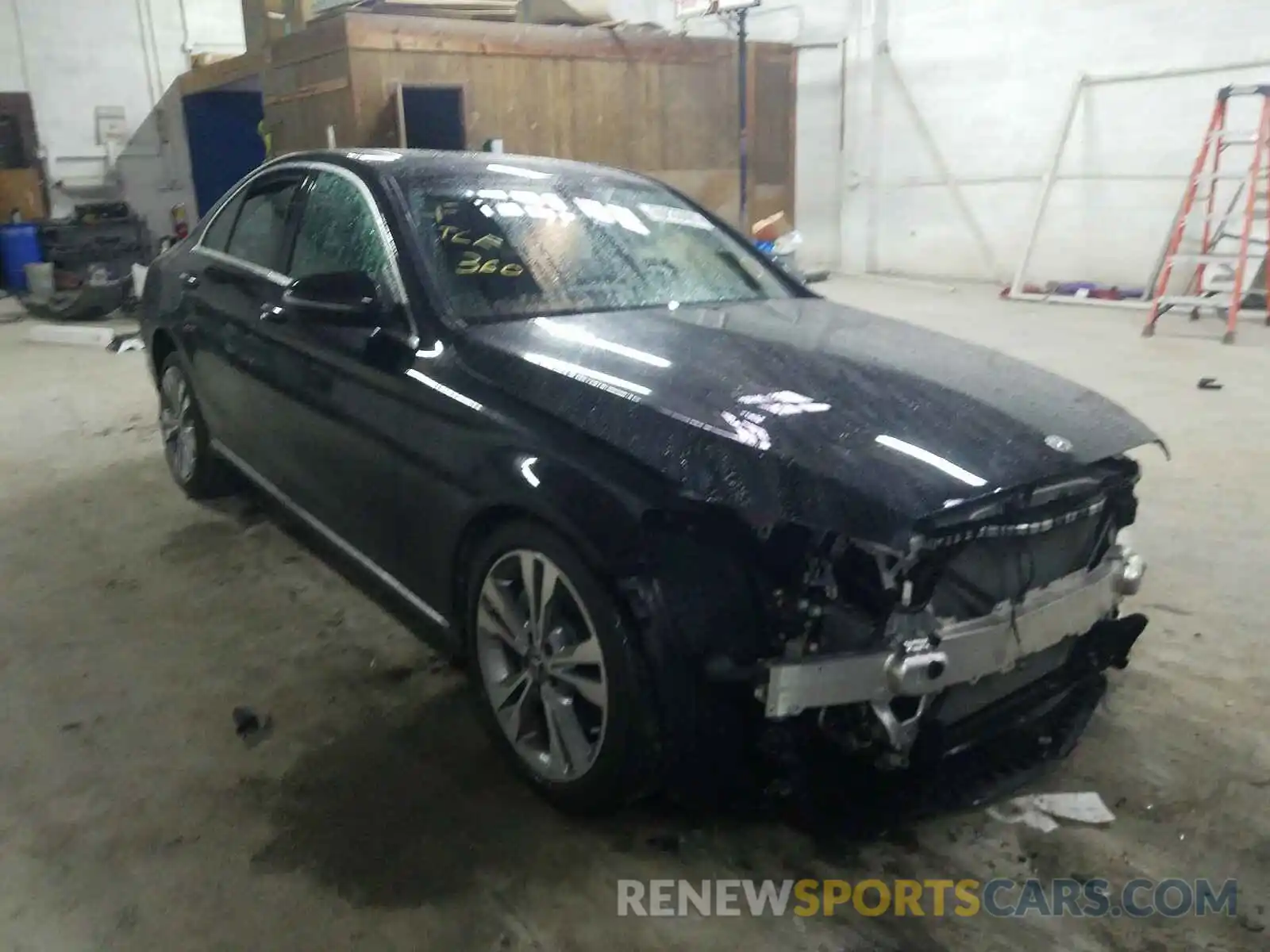 1 Photograph of a damaged car 55SWF8DB1KU314584 MERCEDES-BENZ C CLASS 2019