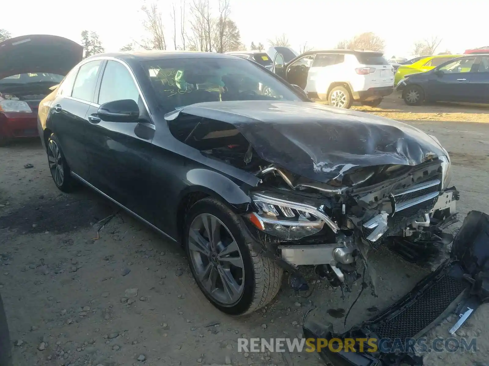 1 Photograph of a damaged car 55SWF8DB1KU321972 MERCEDES-BENZ C CLASS 2019