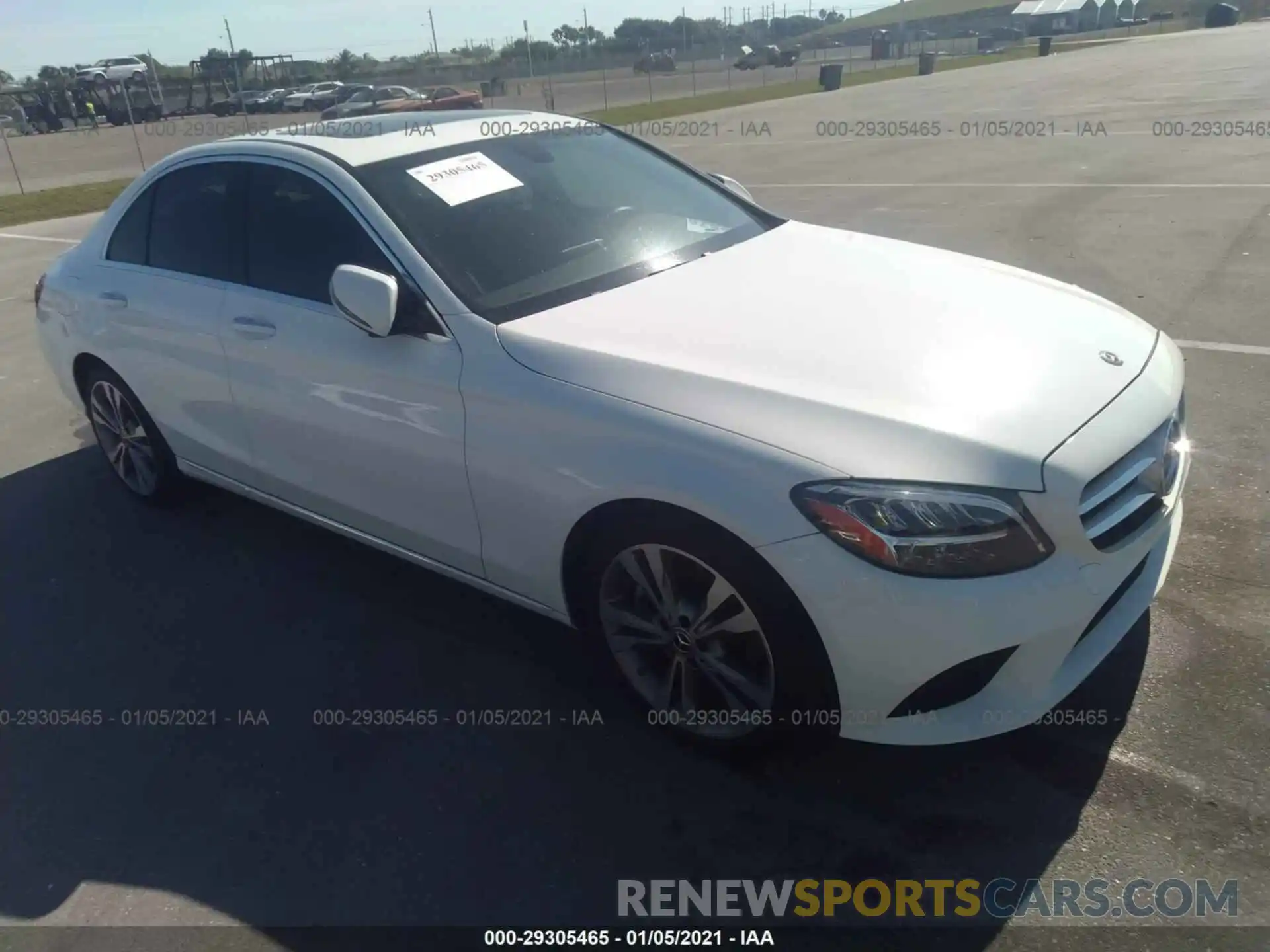 1 Photograph of a damaged car 55SWF8DB1KU322085 MERCEDES-BENZ C-CLASS 2019