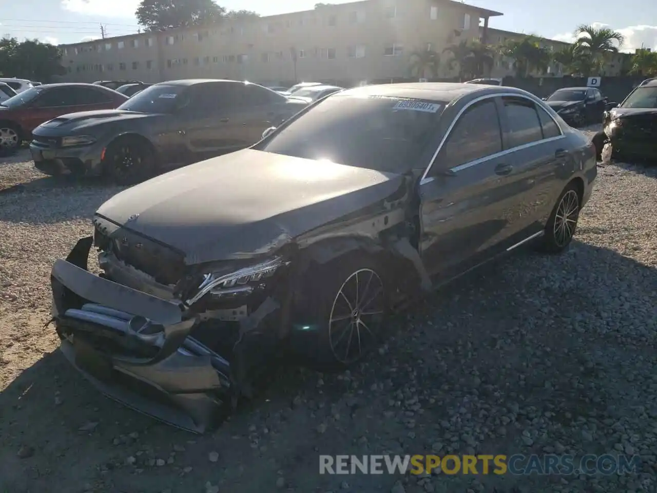 2 Photograph of a damaged car 55SWF8DB2KU284799 MERCEDES-BENZ C-CLASS 2019