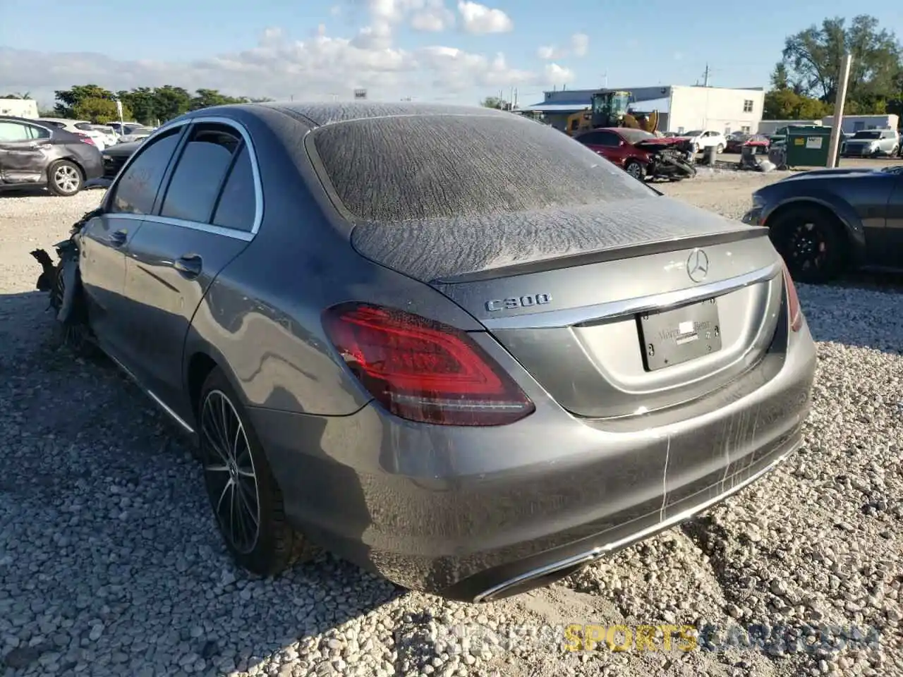 3 Photograph of a damaged car 55SWF8DB2KU284799 MERCEDES-BENZ C-CLASS 2019