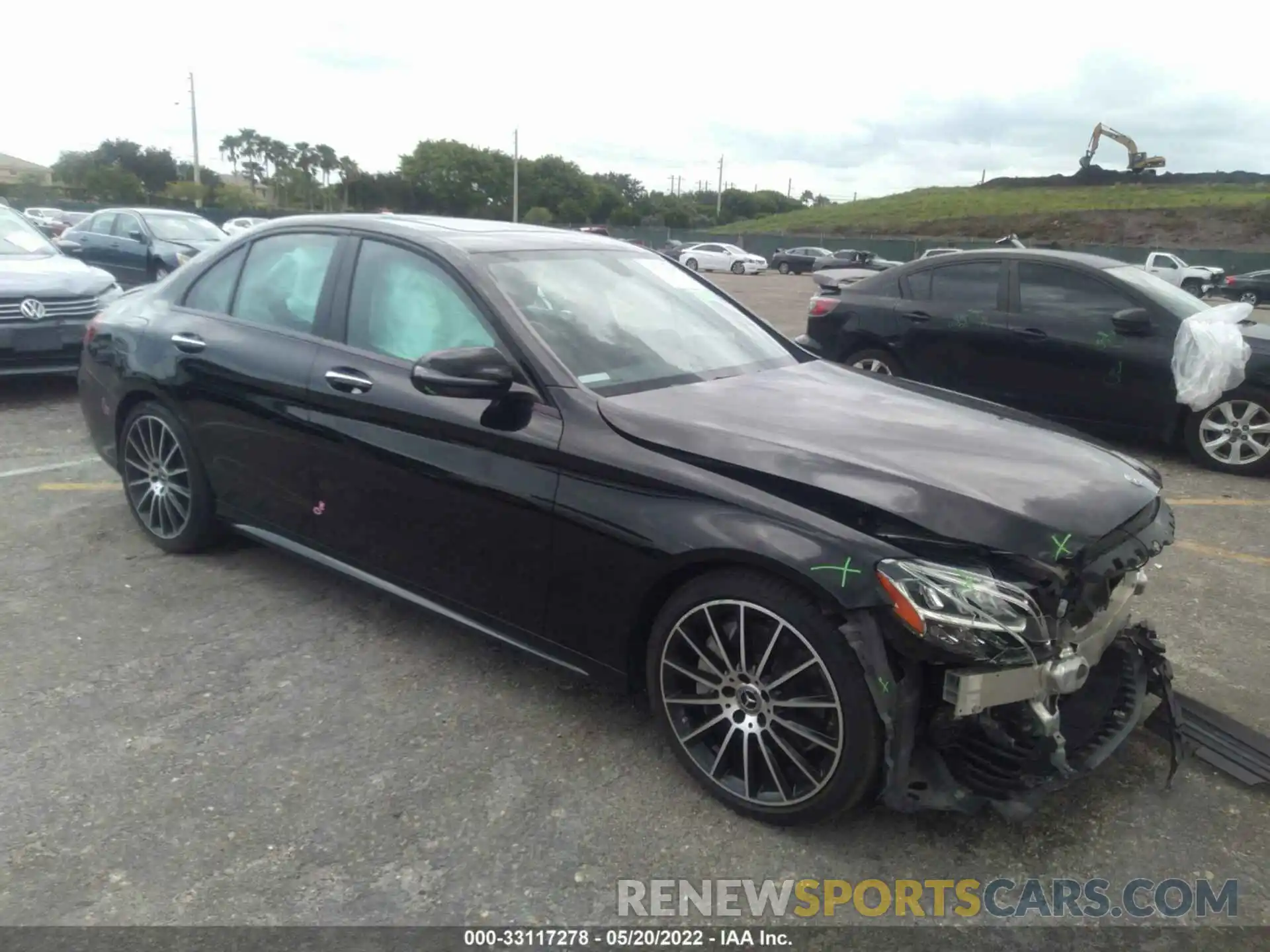 1 Photograph of a damaged car 55SWF8DB2KU284883 MERCEDES-BENZ C-CLASS 2019