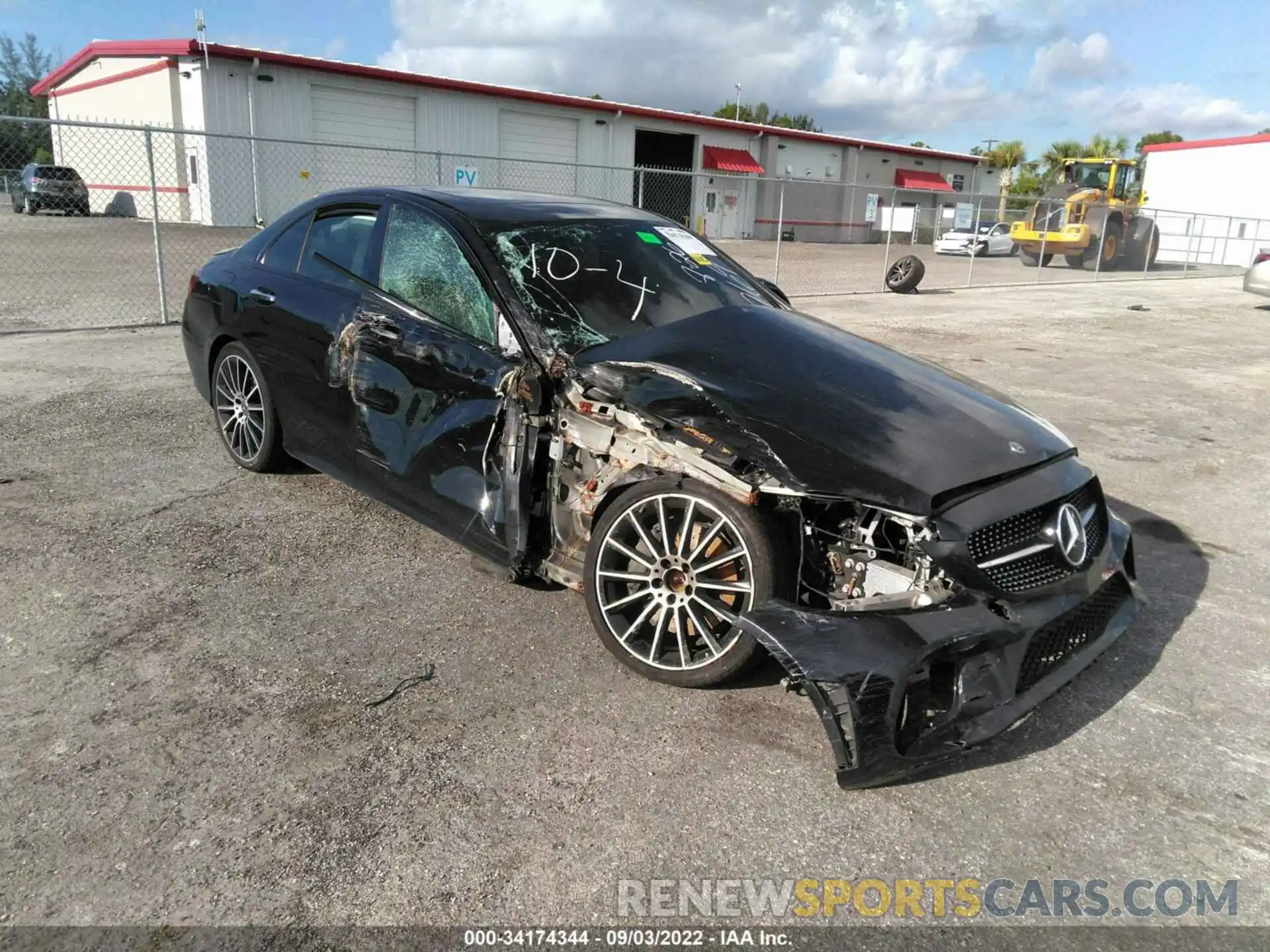 1 Photograph of a damaged car 55SWF8DB2KU288769 MERCEDES-BENZ C-CLASS 2019