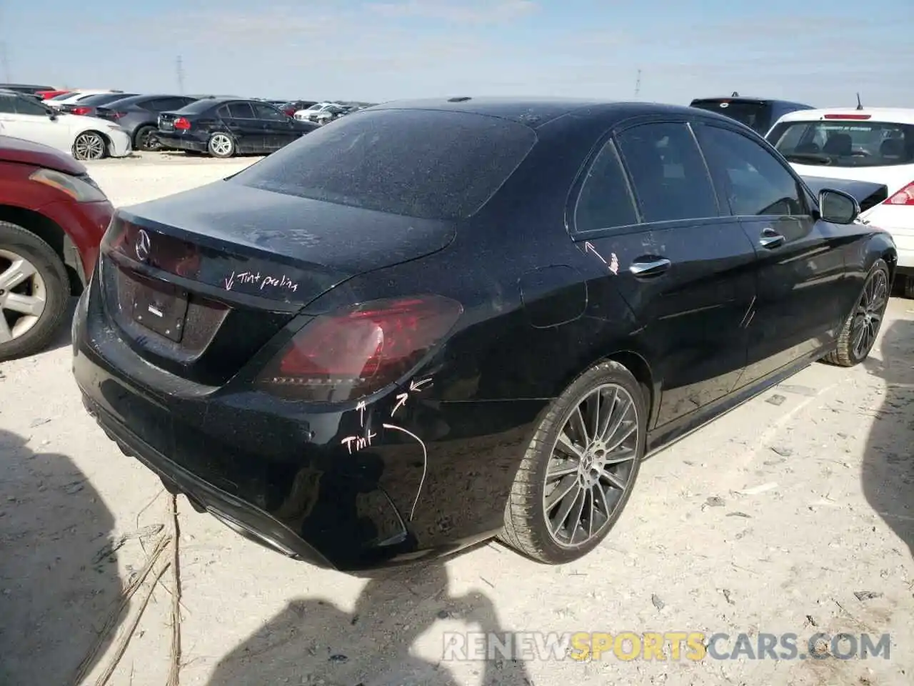 4 Photograph of a damaged car 55SWF8DB2KU288786 MERCEDES-BENZ C-CLASS 2019