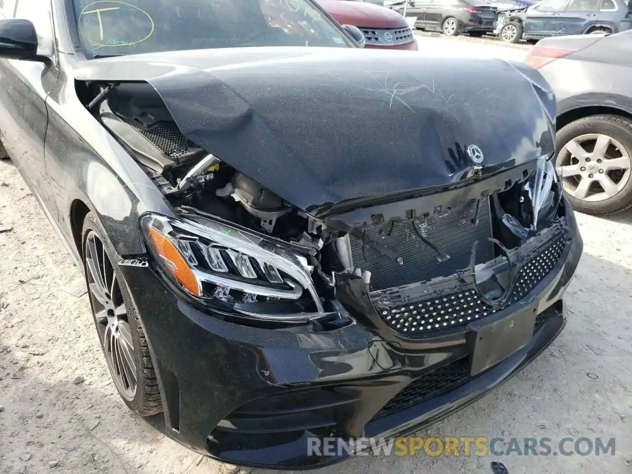 9 Photograph of a damaged car 55SWF8DB2KU288786 MERCEDES-BENZ C-CLASS 2019