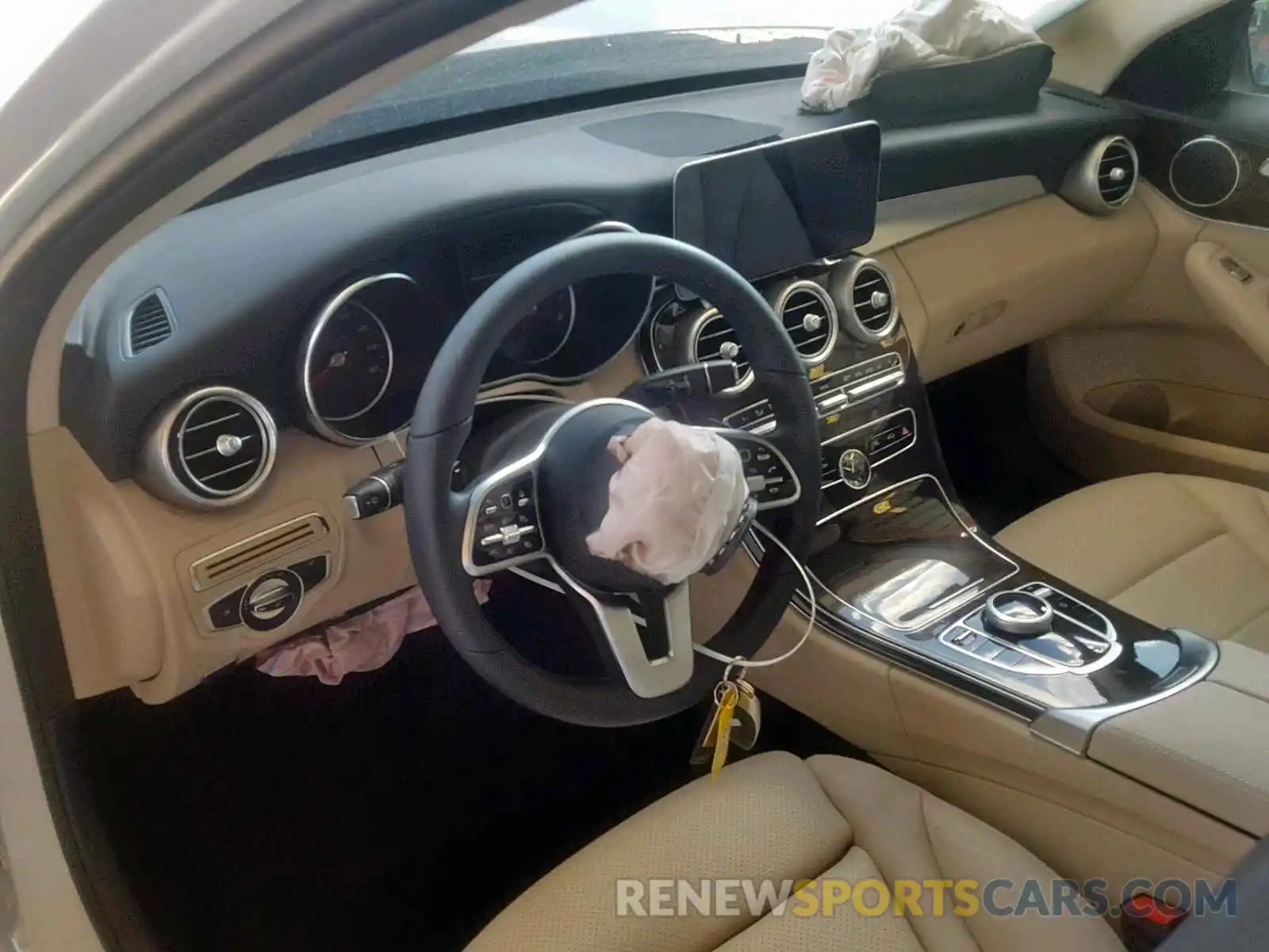 9 Photograph of a damaged car 55SWF8DB2KU288948 MERCEDES-BENZ C CLASS 2019