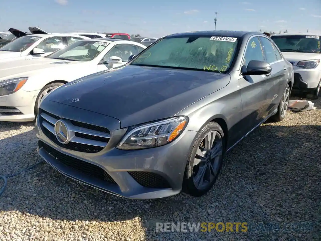 2 Photograph of a damaged car 55SWF8DB2KU289131 MERCEDES-BENZ C-CLASS 2019