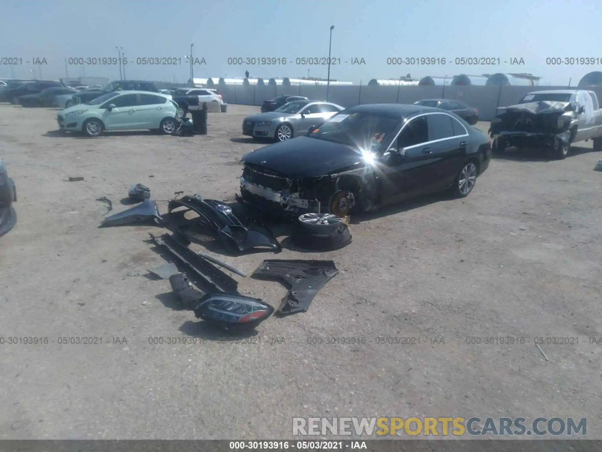 1 Photograph of a damaged car 55SWF8DB2KU289307 MERCEDES-BENZ C-CLASS 2019