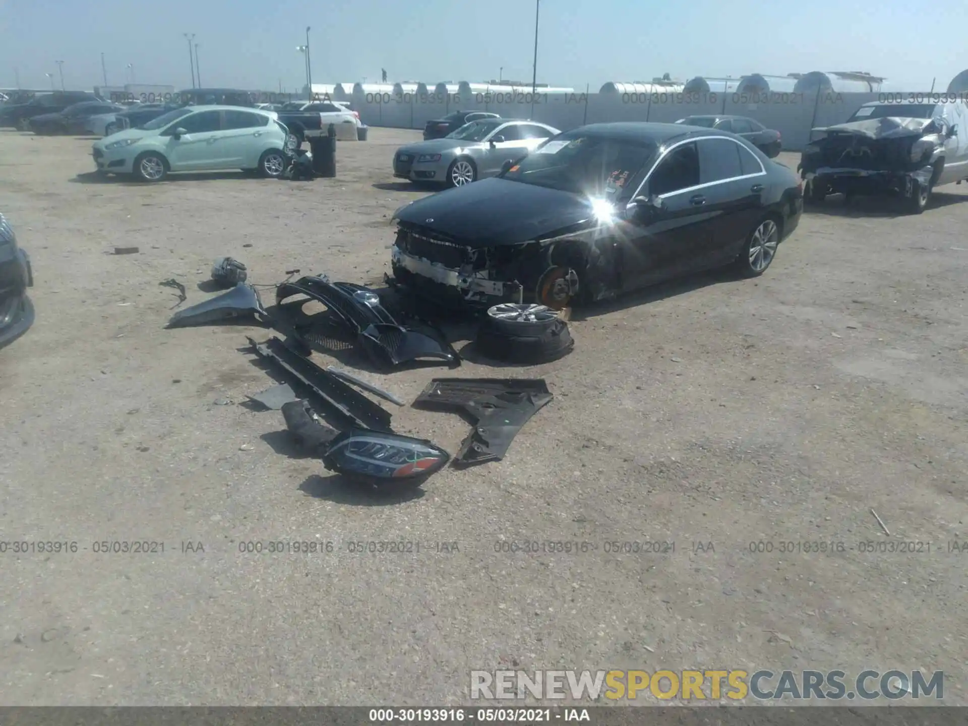 2 Photograph of a damaged car 55SWF8DB2KU289307 MERCEDES-BENZ C-CLASS 2019